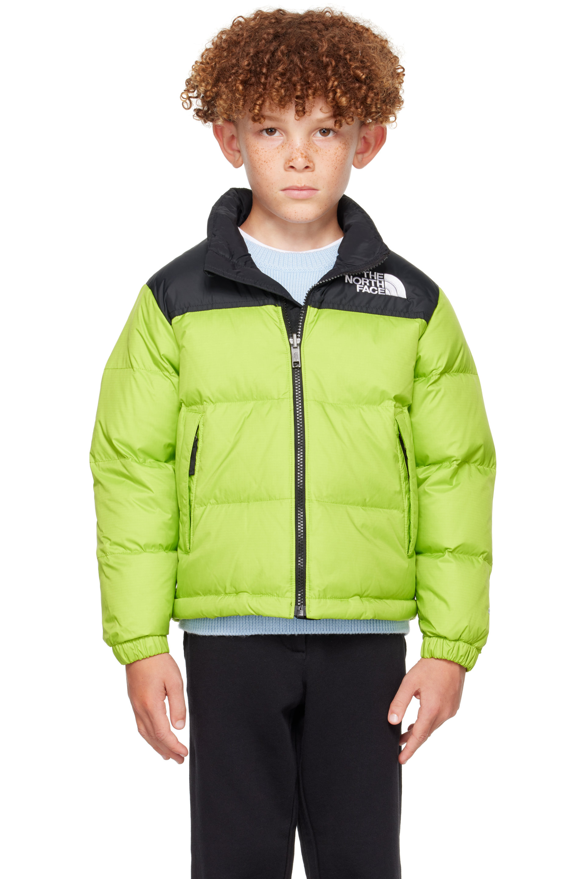 The North Face Kids - Big Kids Green 1996 Retro Nuptse Down Jacket