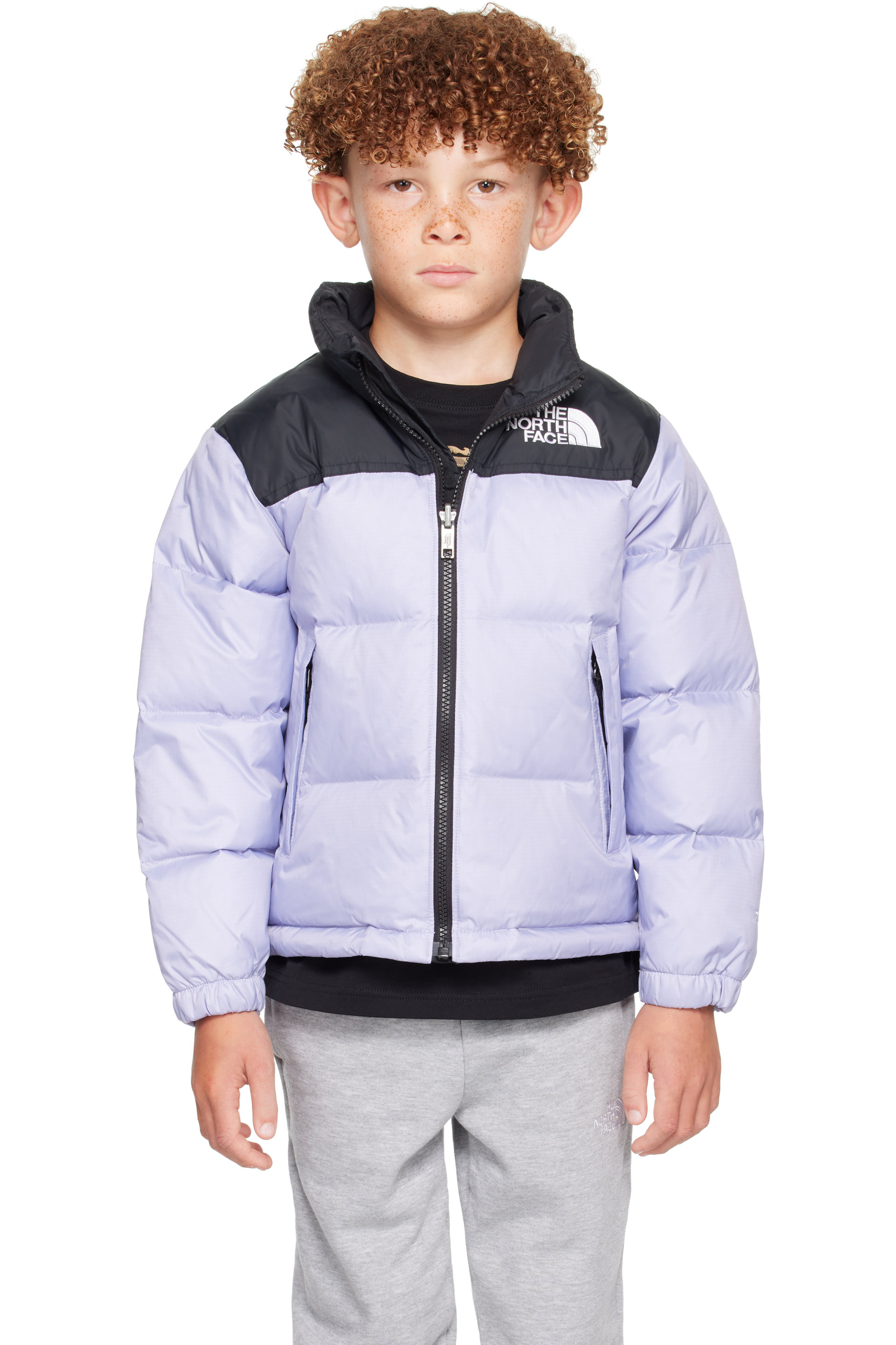 The North Face Kids - Big Kids Purple 1996 Retro Nuptse Jacket