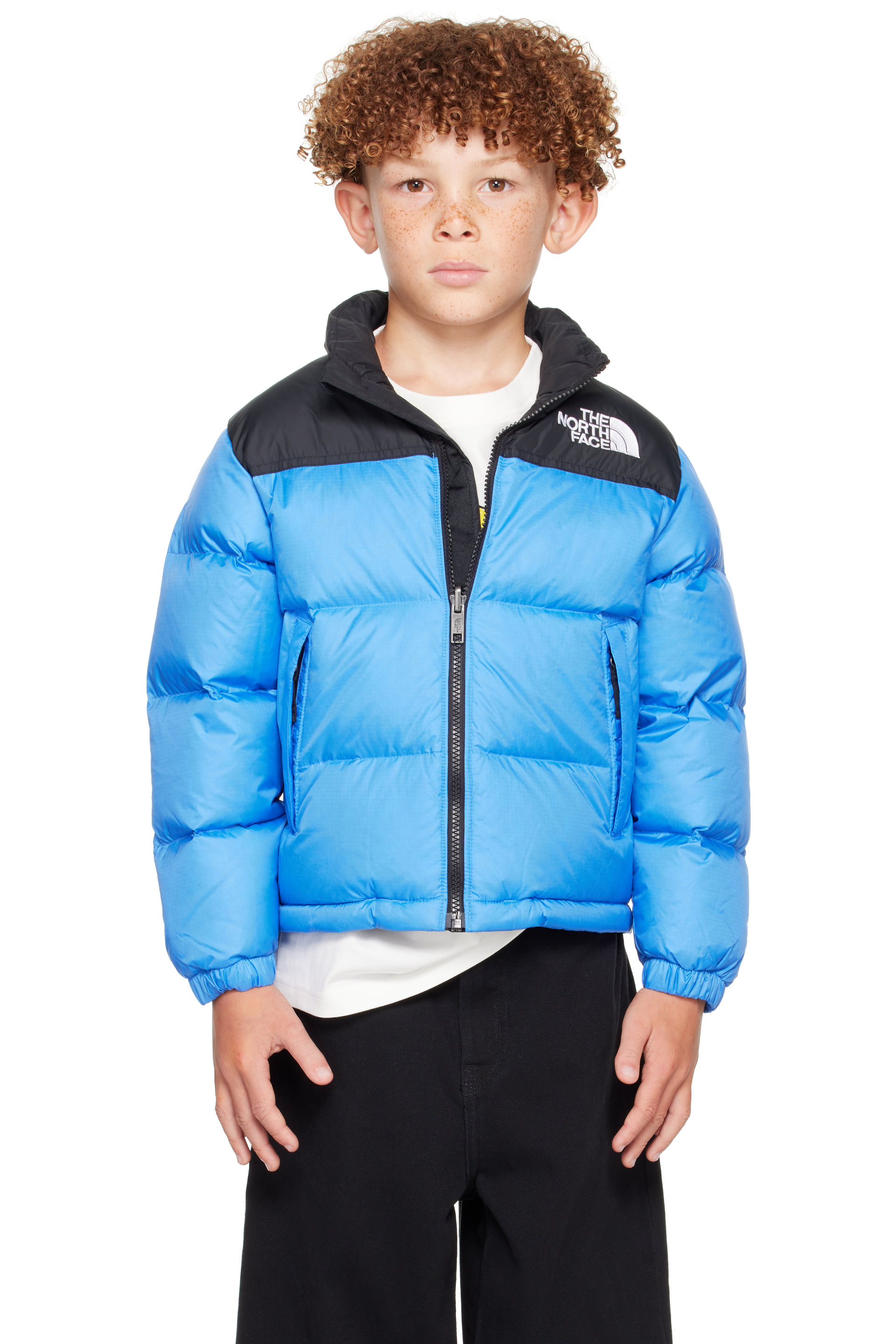 The North Face Kids - Big Kids Blue 1996 Retro Nuptse Jacket