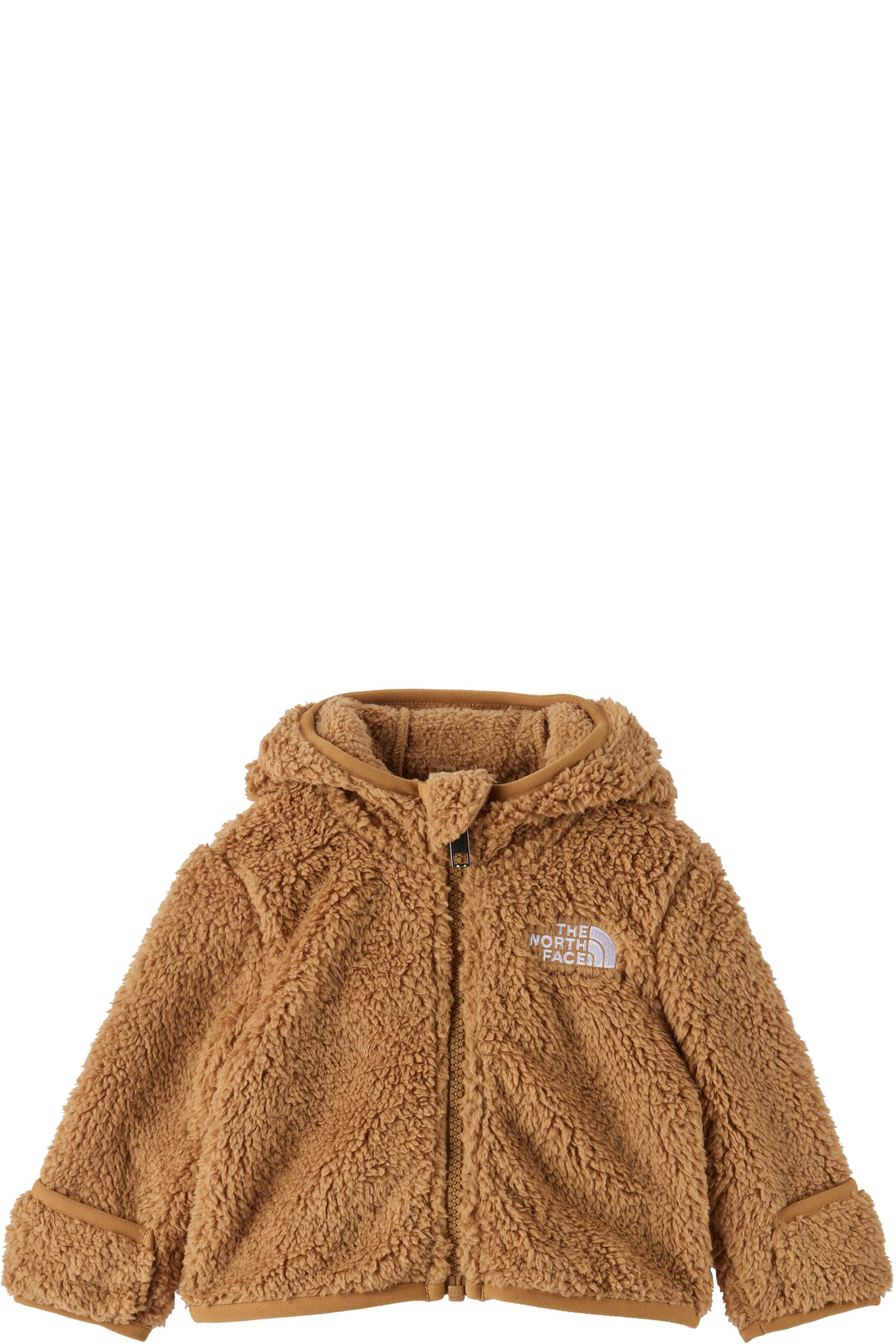 The North Face Kids - Bébé | Pull à capuche brun en molleton Campshire à glissière