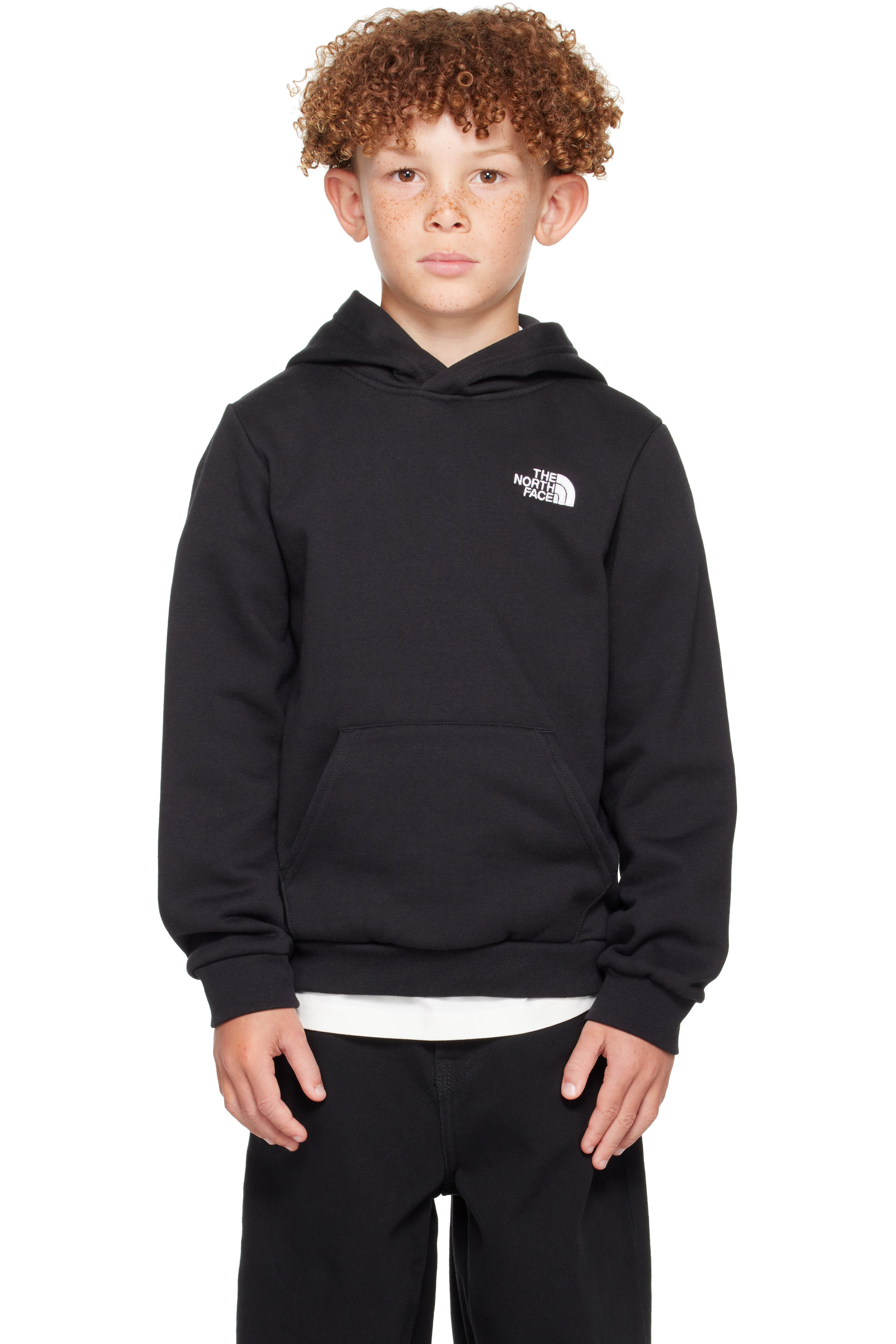 The North Face Kids - Big Kids Black Evolution Simple Dome Pullover Hoodie