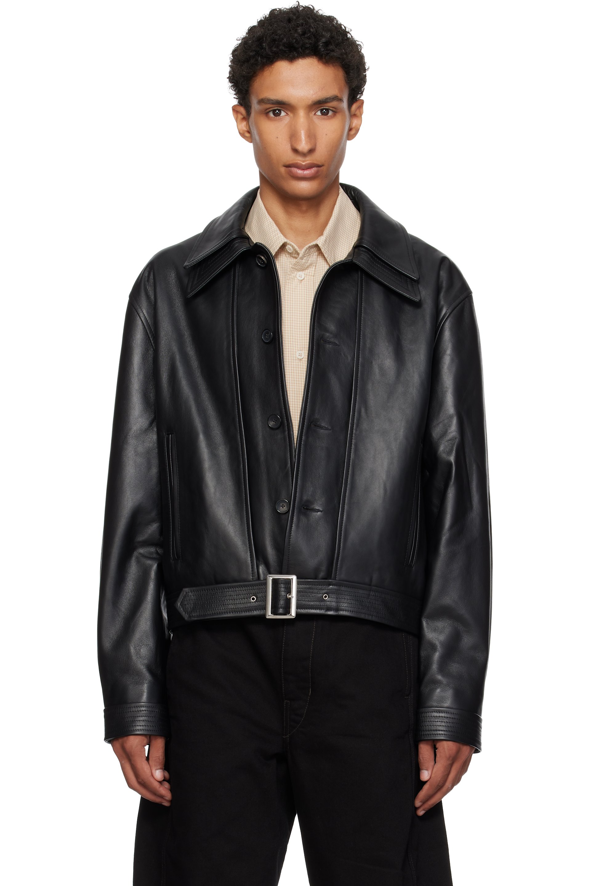 Cawley - Black Rafe Leather Jacket