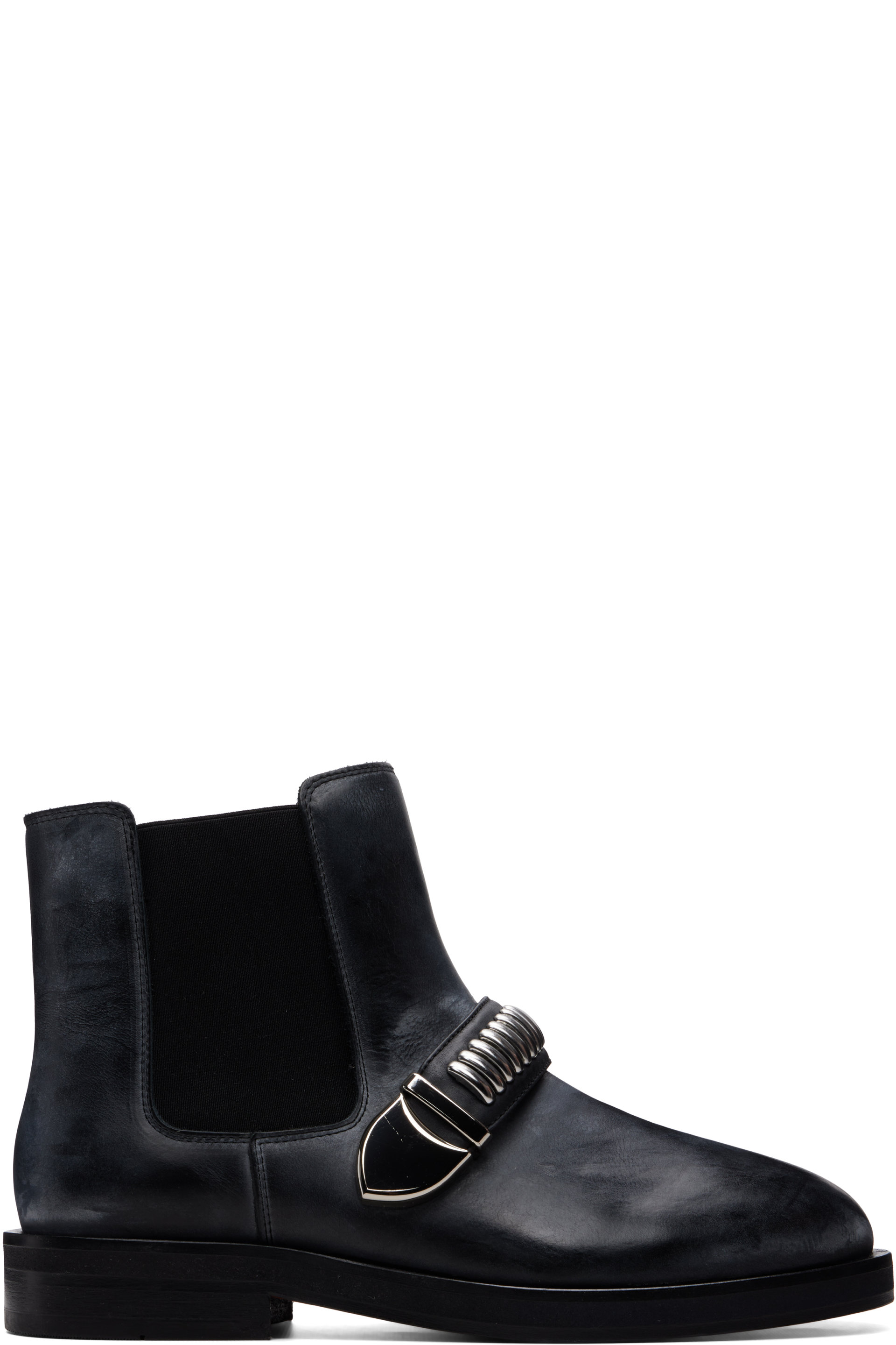 BLUEMARBLE - Black Studded Chelsea Boots