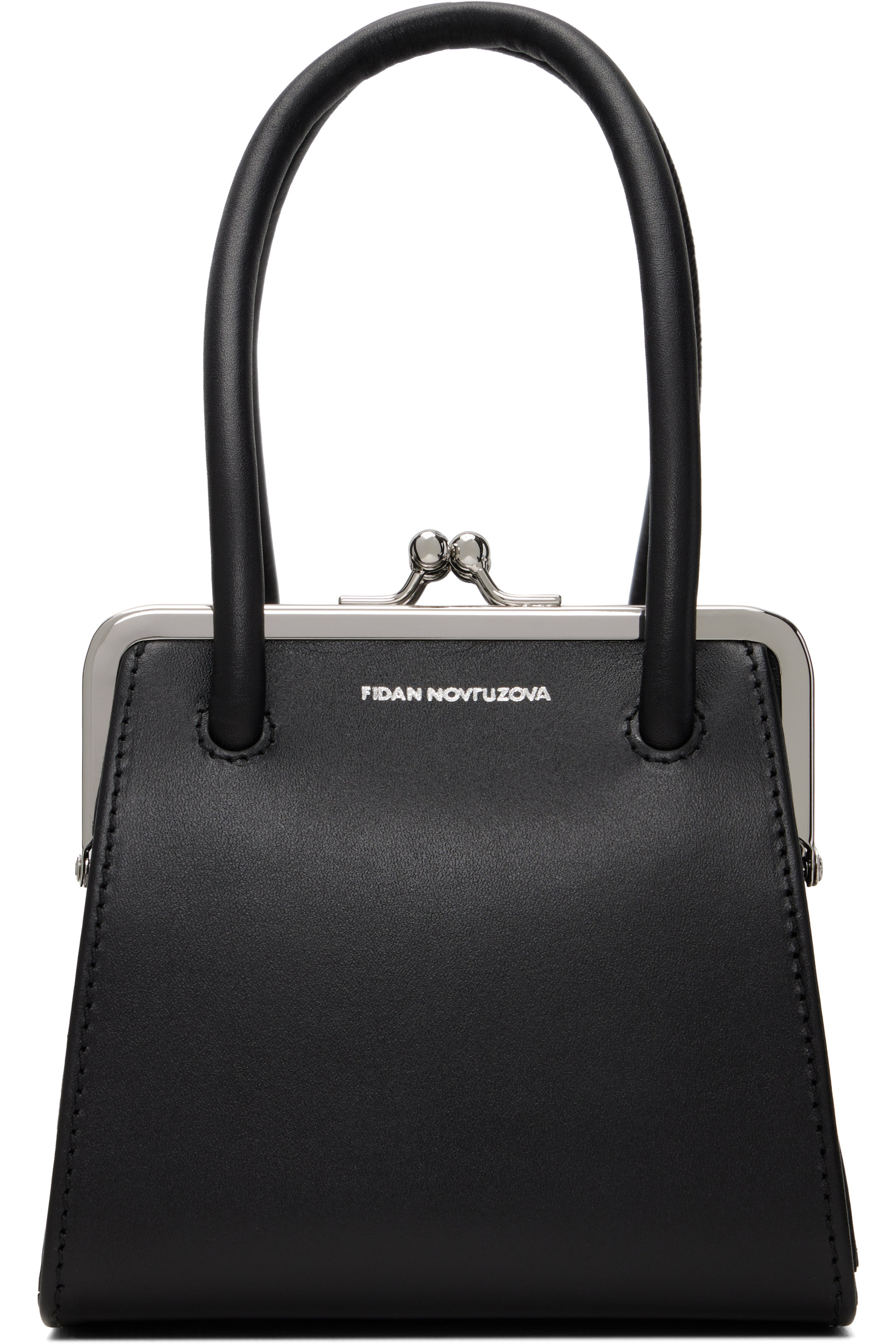 FIDAN NOVRUZOVA - Black Boa Four Clasp Bag