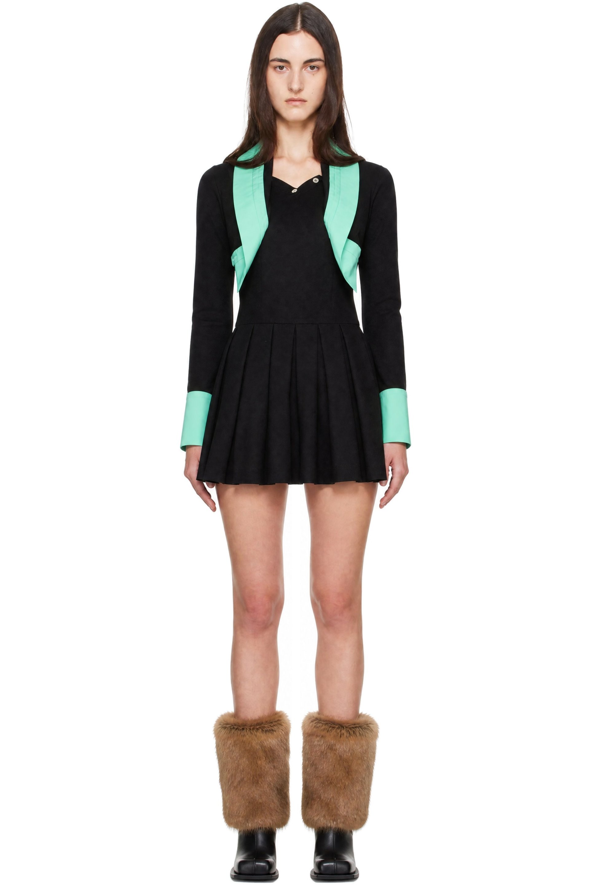 FIDAN NOVRUZOVA - Black Vere Polo Minidress