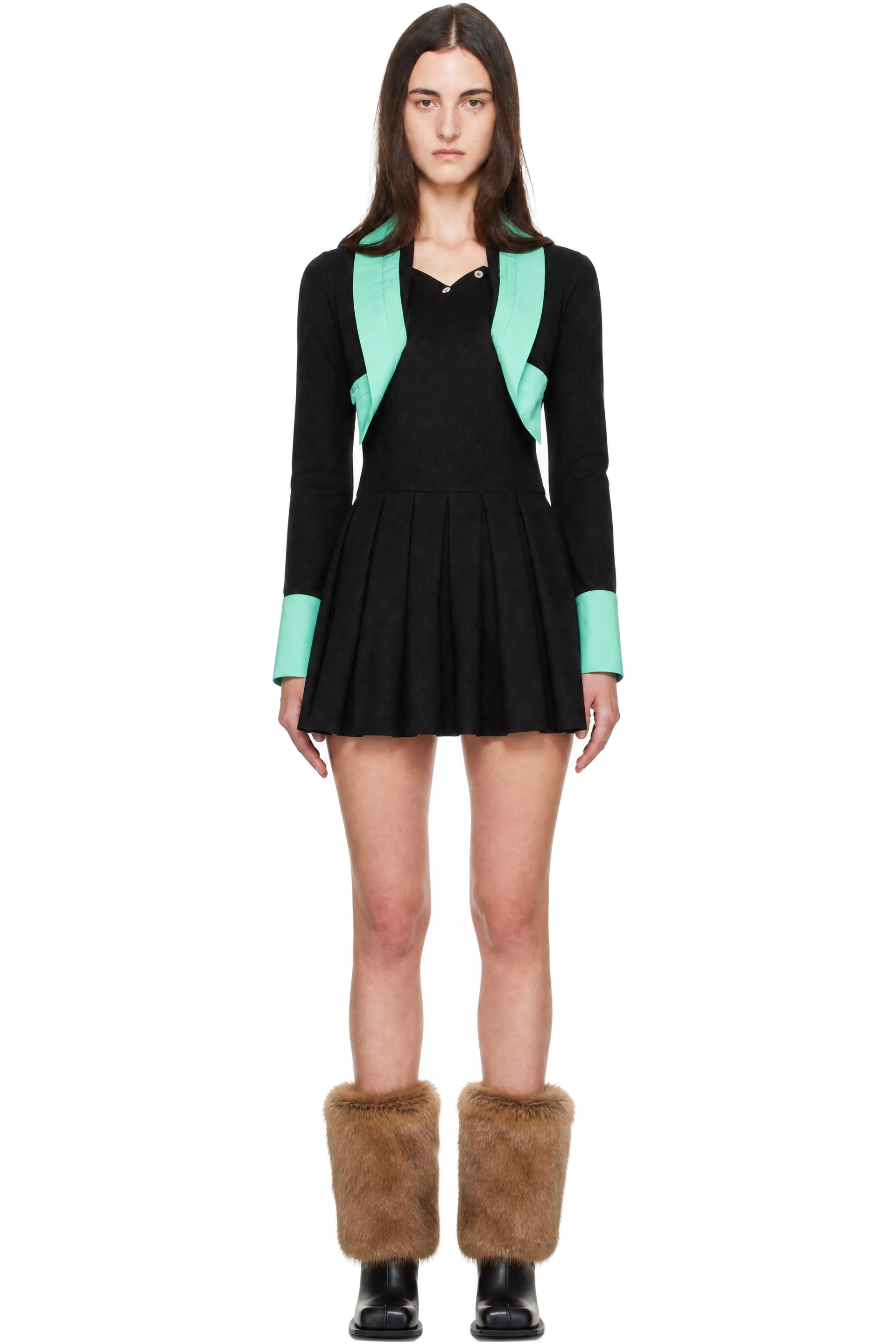 FIDAN NOVRUZOVA - Black Vere Polo Minidress