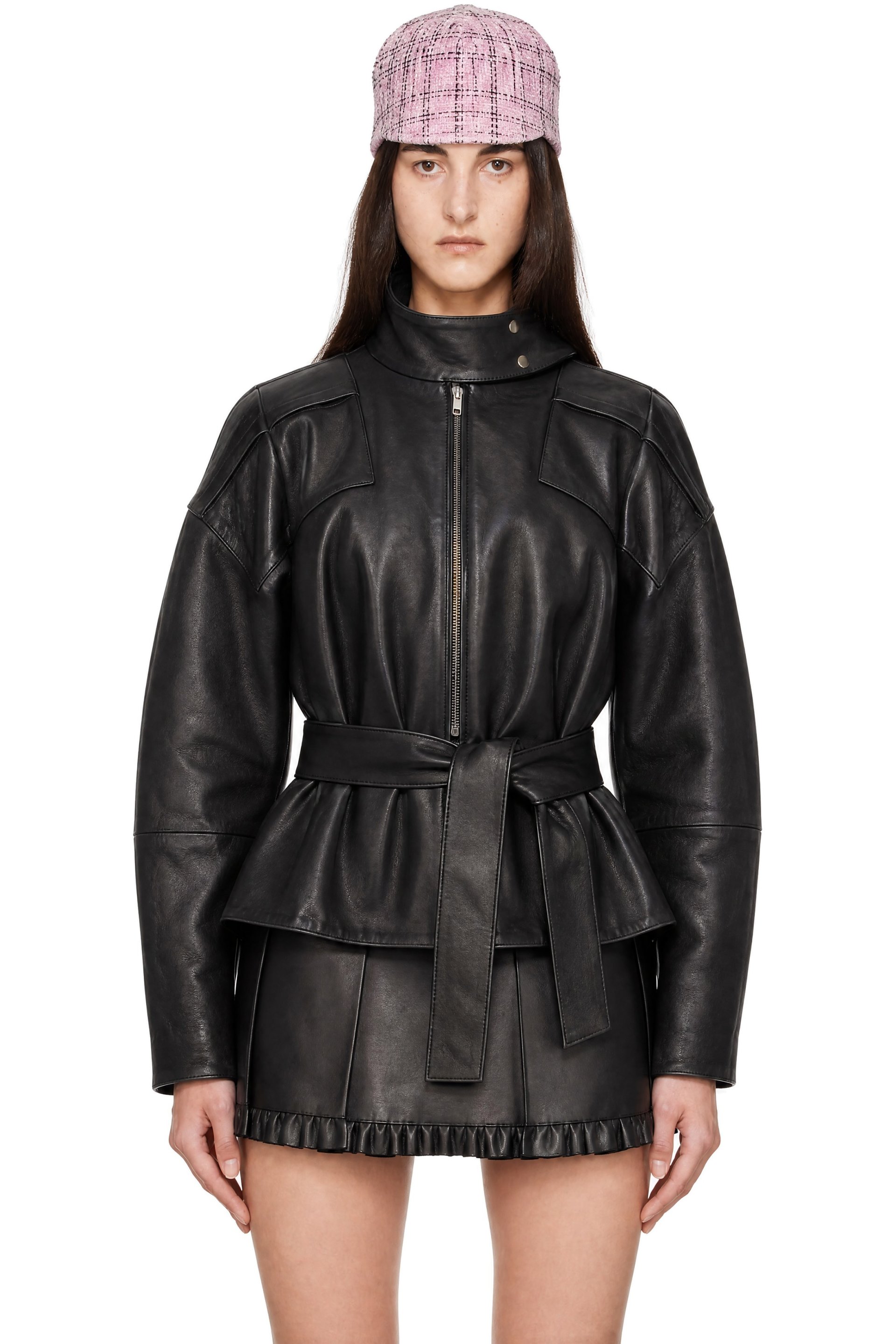 FIDAN NOVRUZOVA - Black Julia Leather Jacket