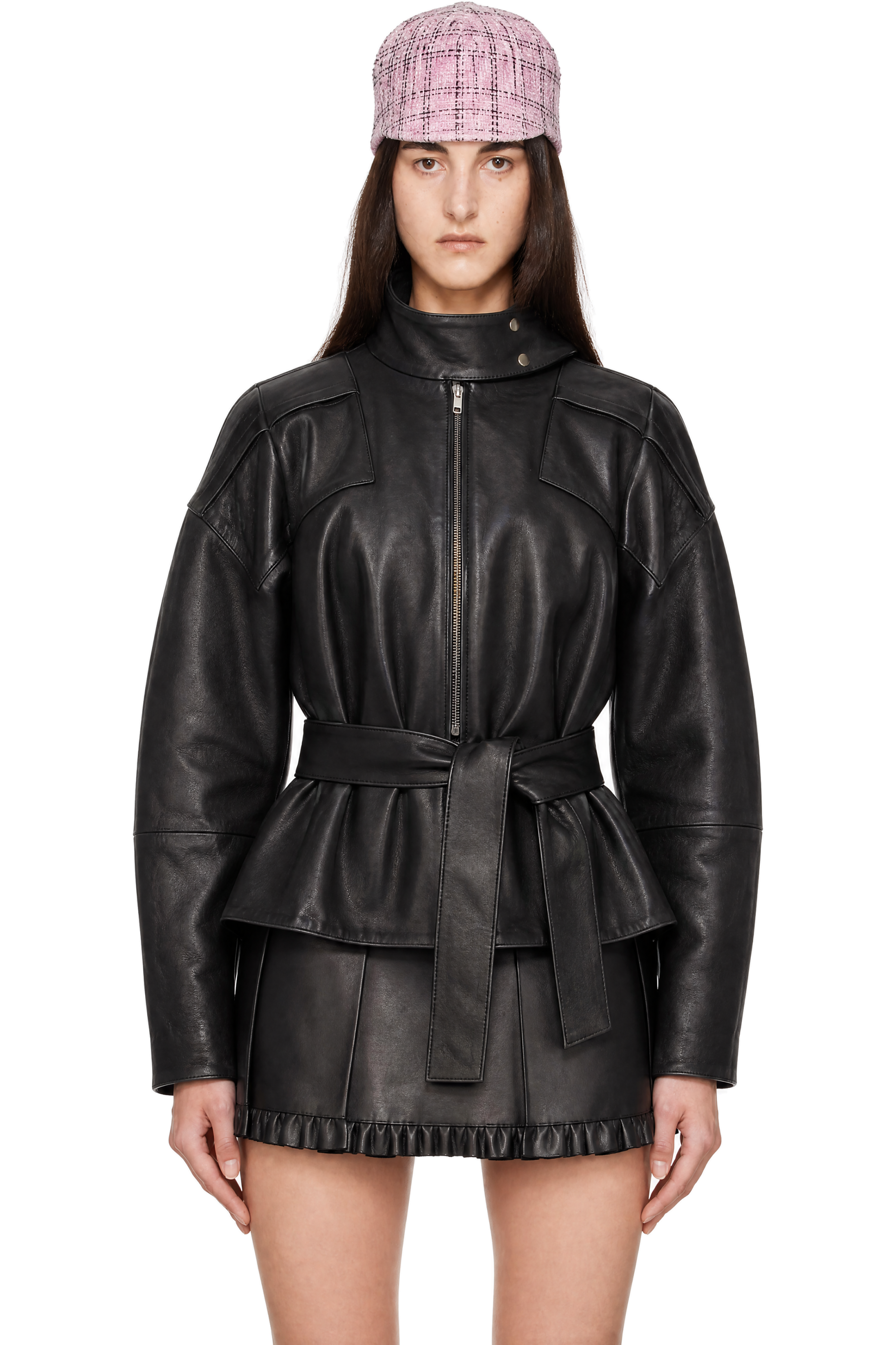 FIDAN NOVRUZOVA - Black Julia Leather Jacket