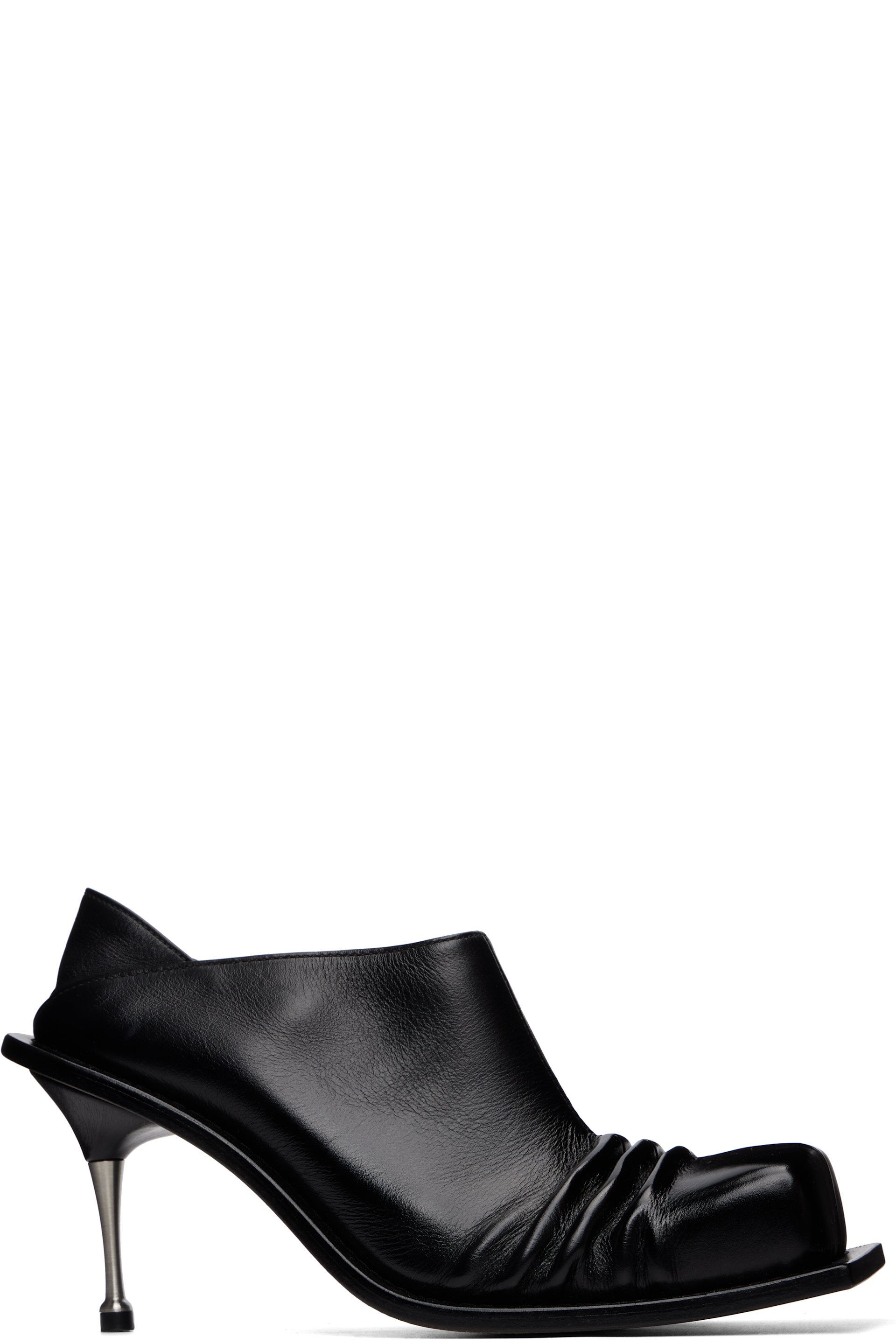 FIDAN NOVRUZOVA - 黑色 Convertible Mule 高跟鞋