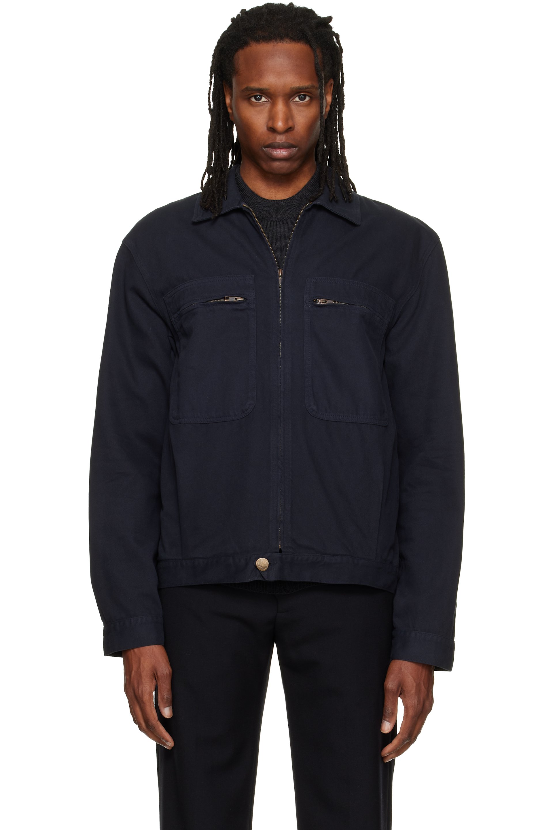 Palmes - Black Worker Denim Jacket