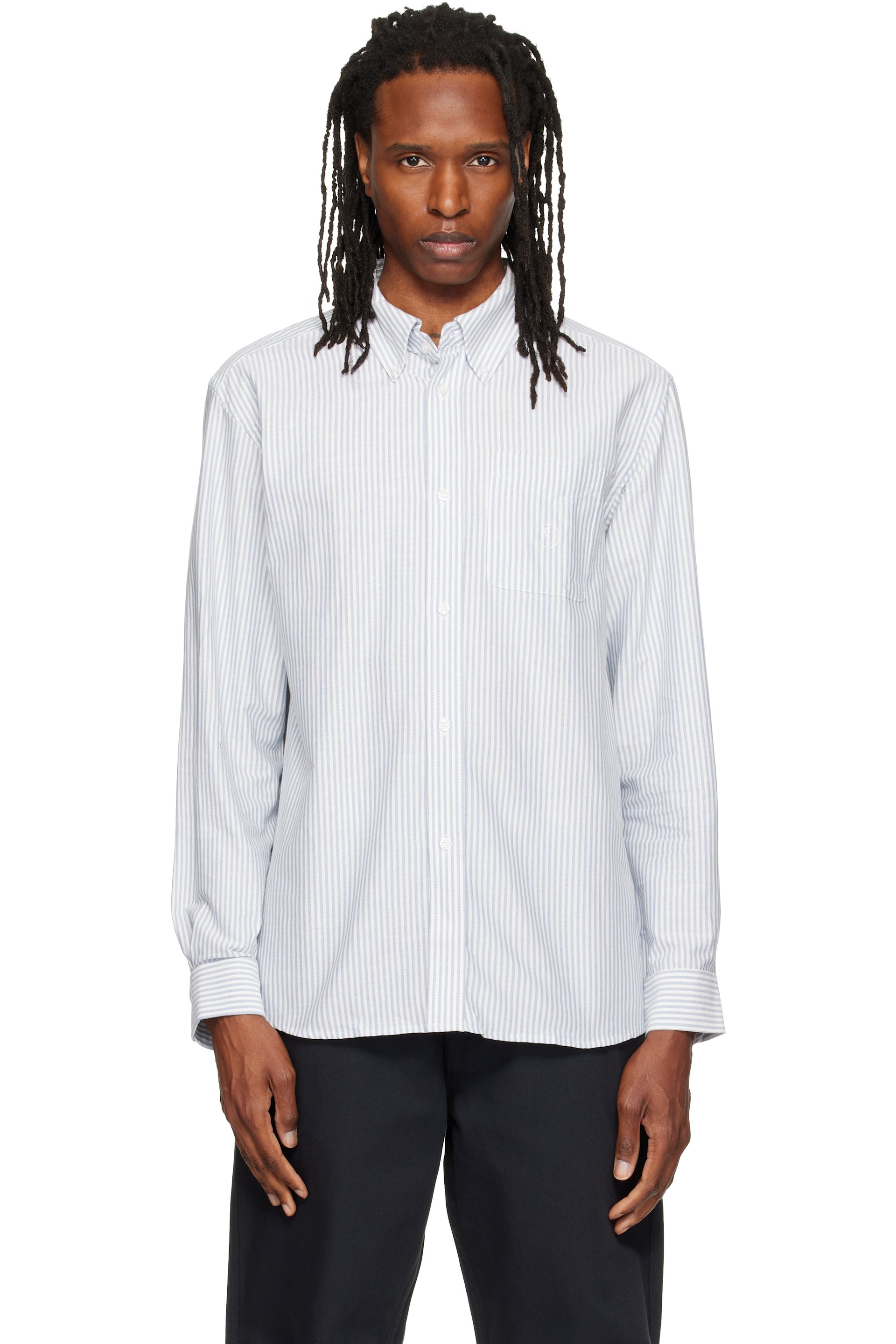 Palmes - Blue & White Deuce Oxford Shirt