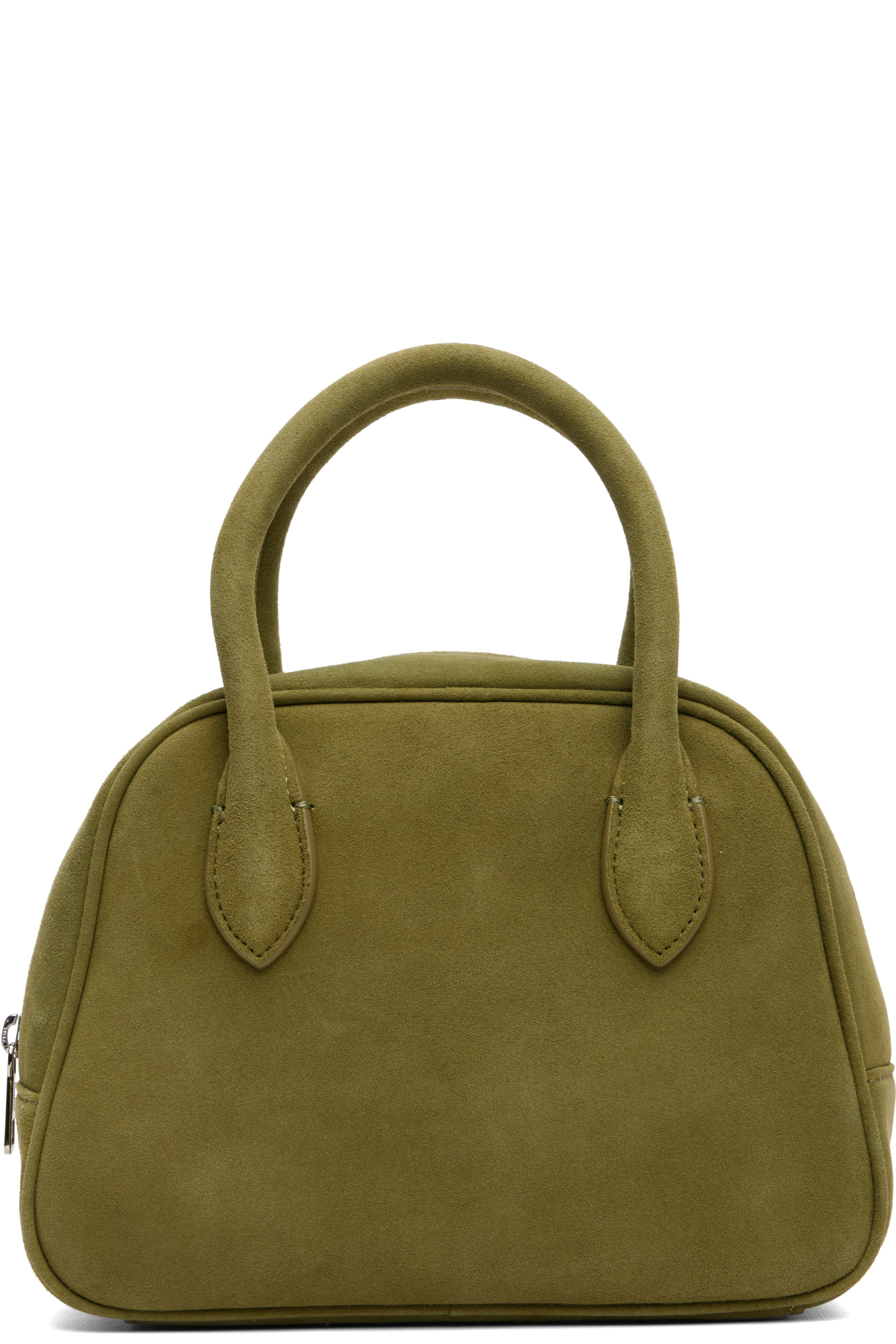 Dunst - Green Suede Boston Bag