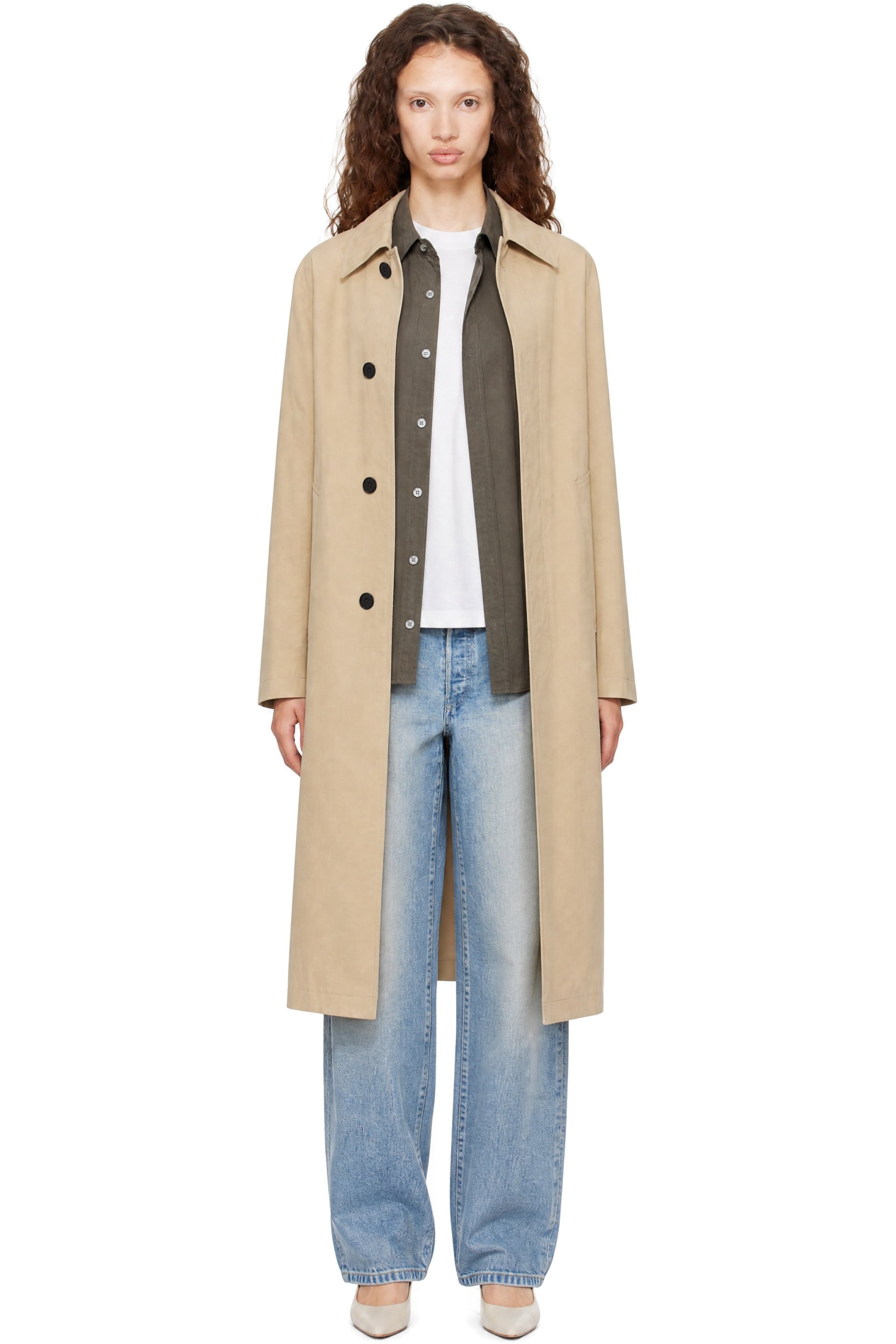 Dunst - Beige Refined Mac Coat