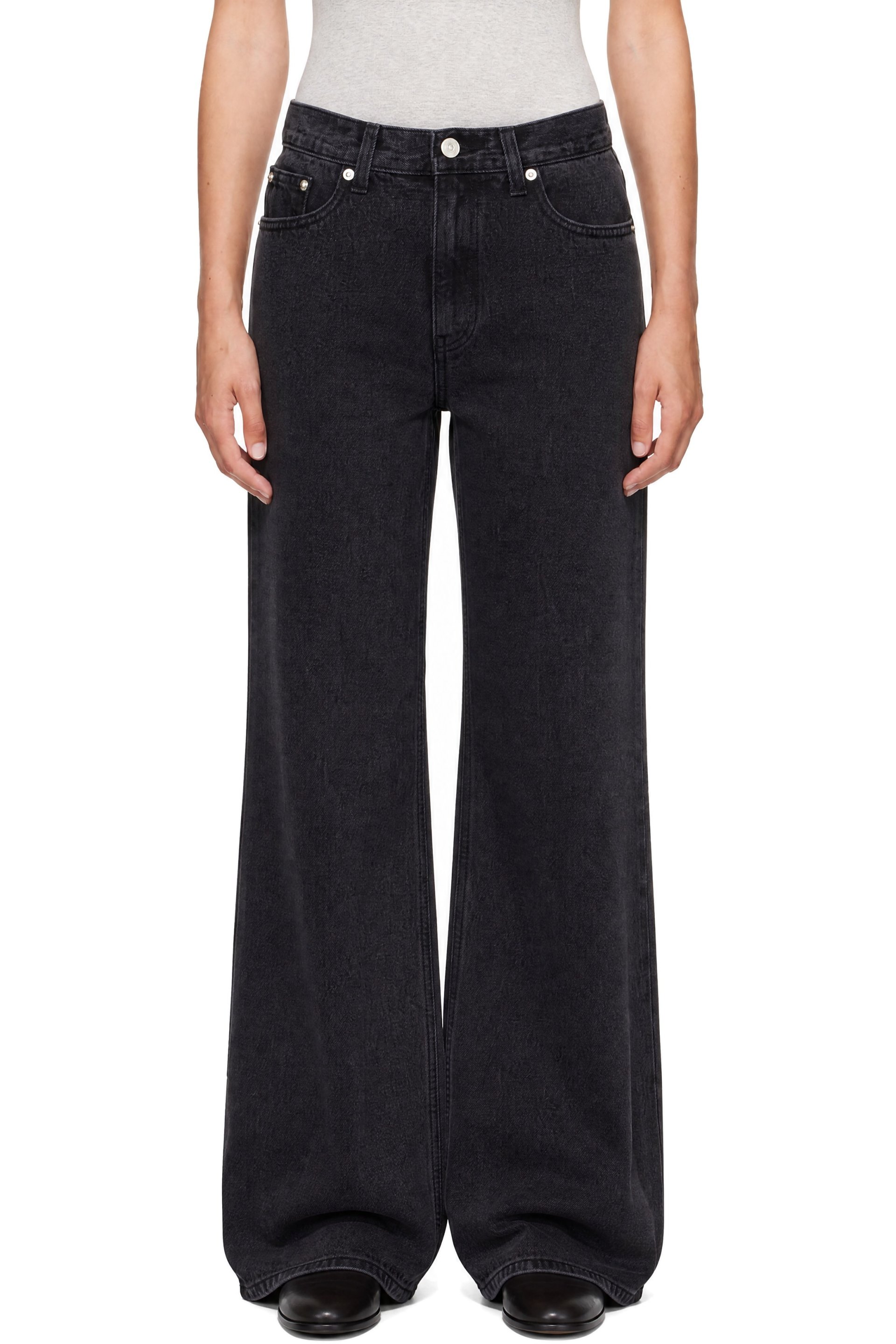 Dunst - Black Wide Jeans