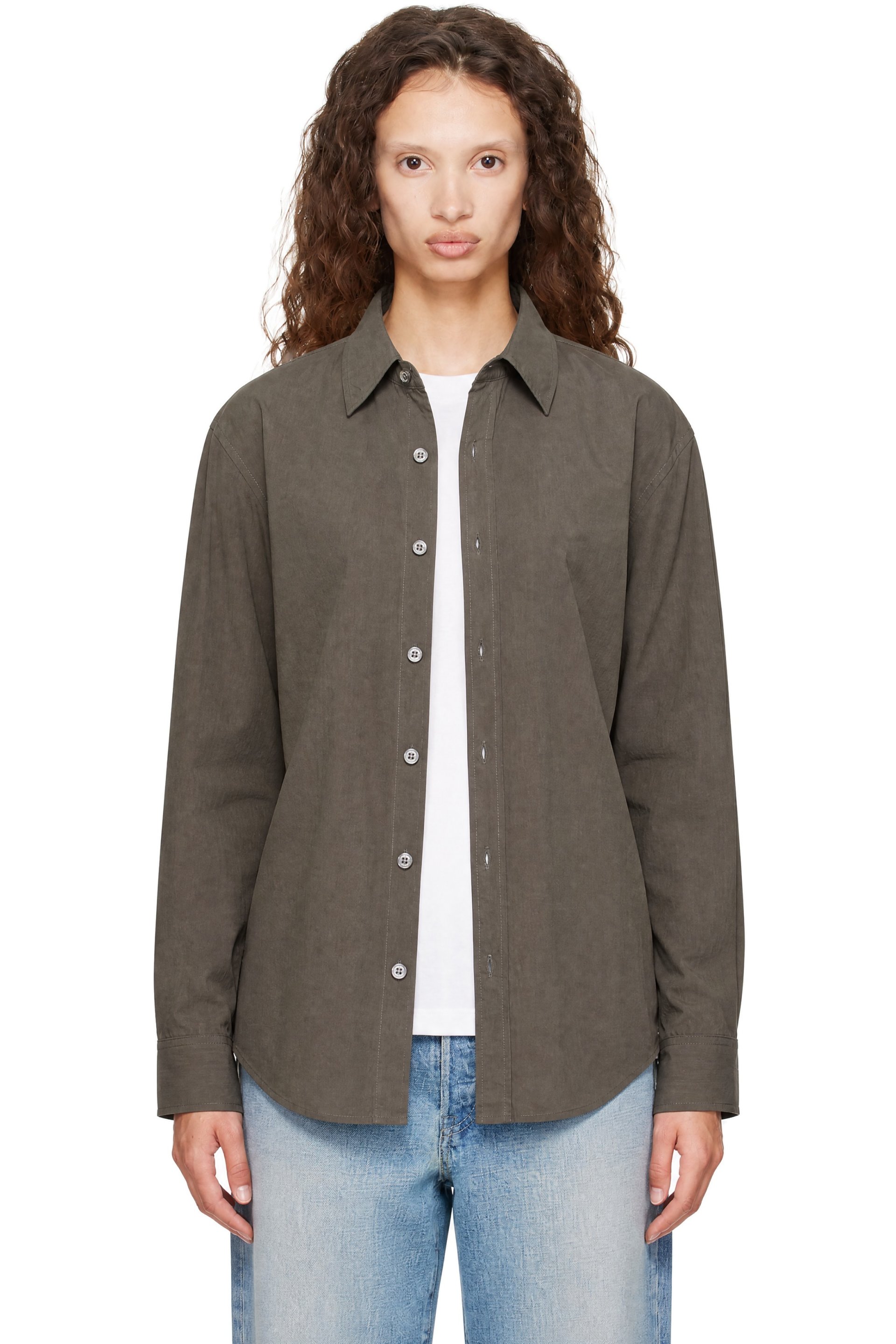 Dunst - Gray Refined Cotton Shirt