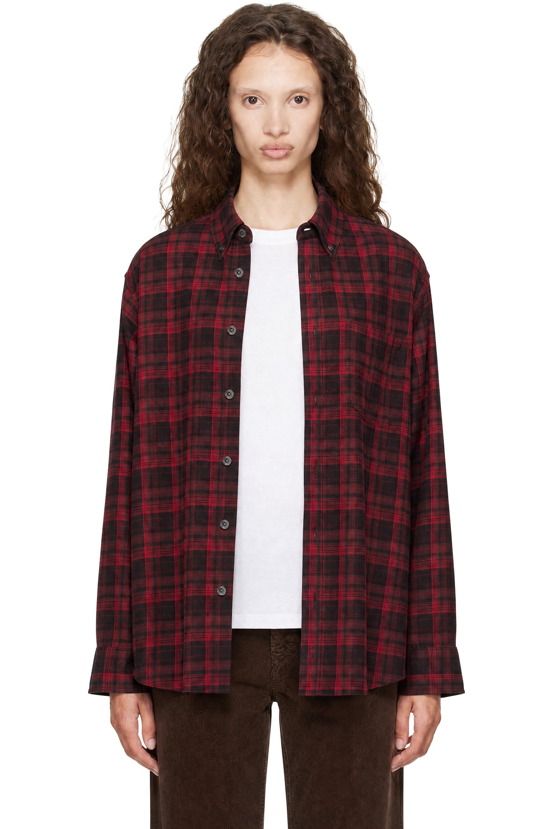 Dunst - Red Checked Flannel BD Shirt