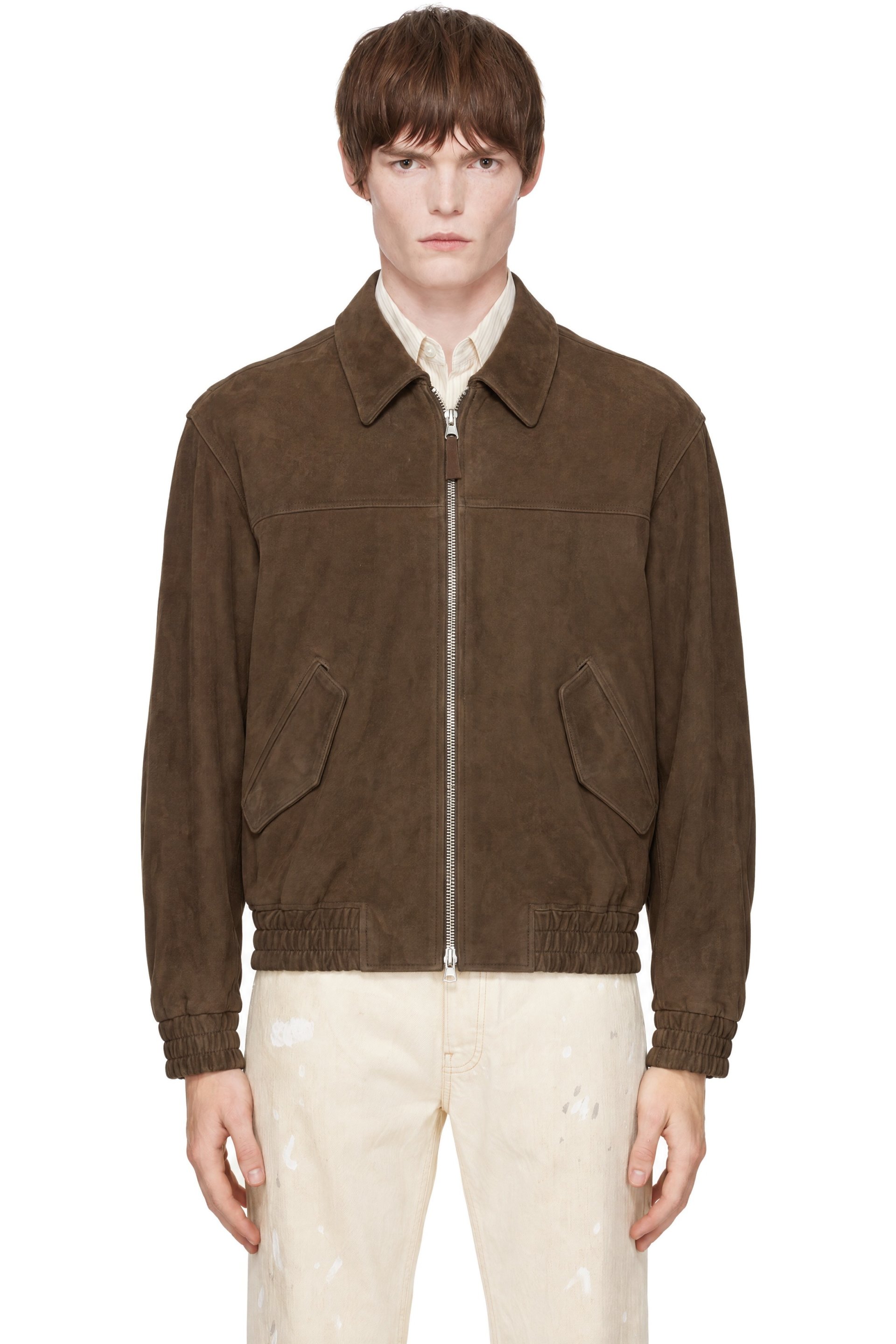 Dunst - Brown Refined Suede Blouson
