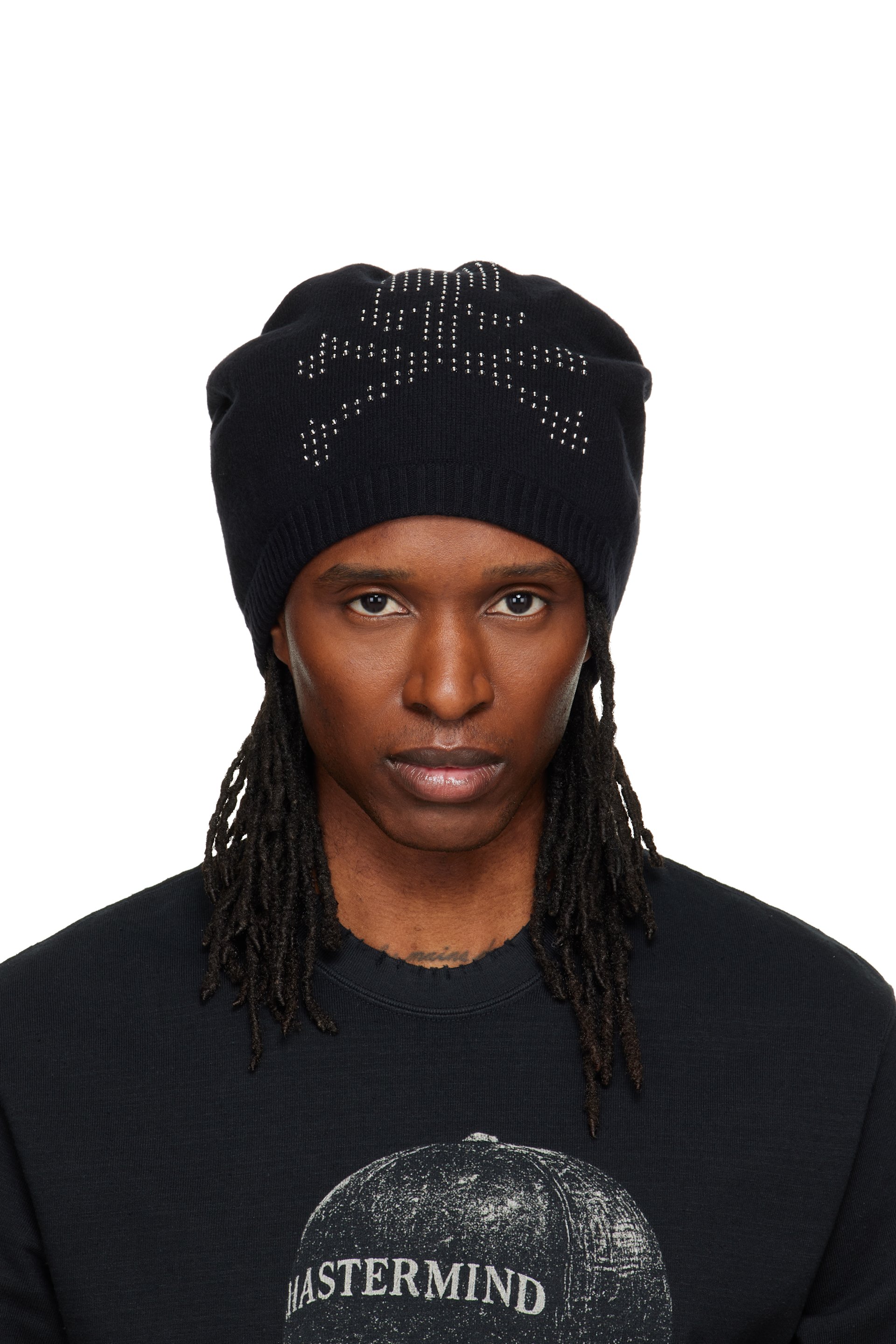 MASTERMIND WORLD - Black Beaded Beanie