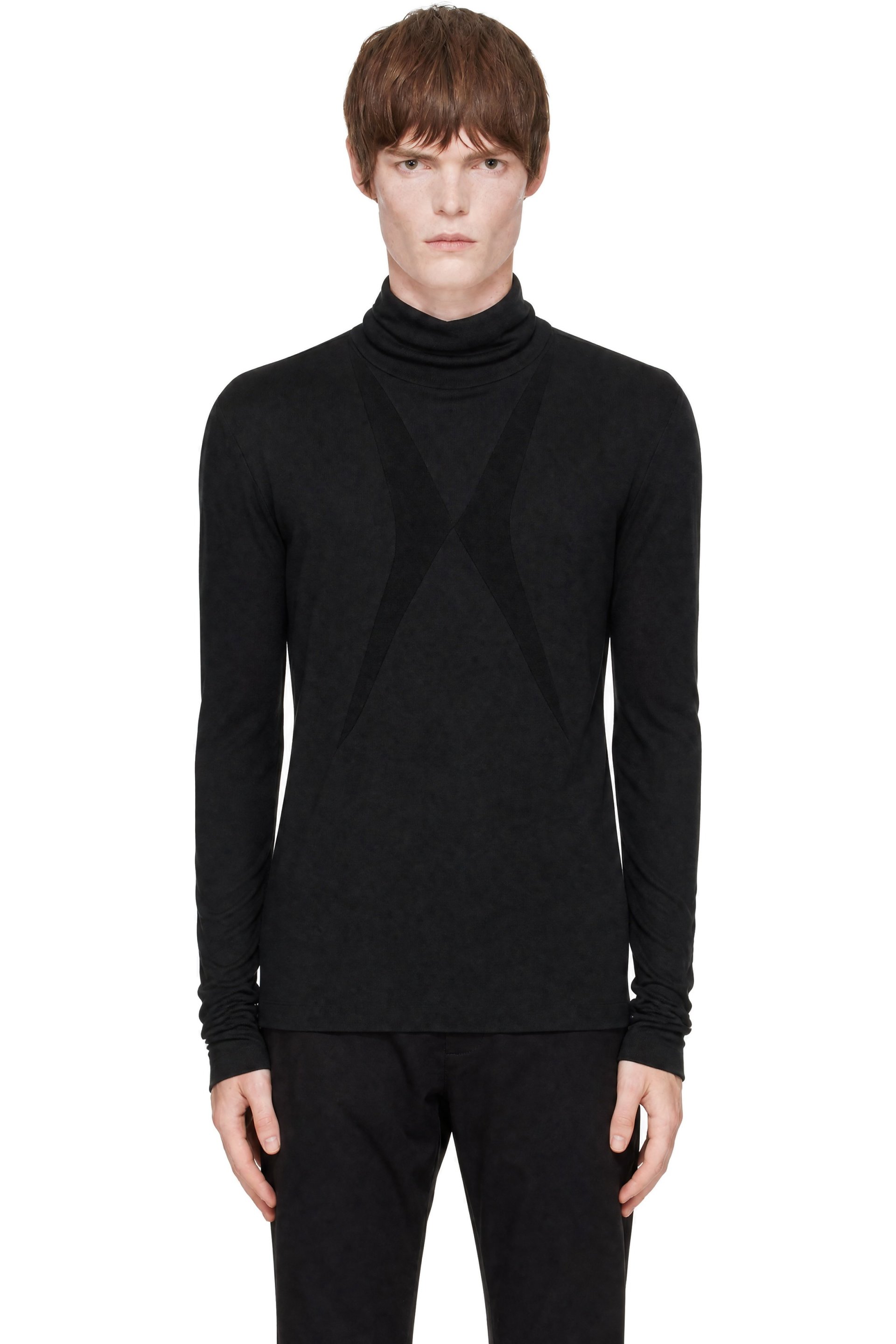 thom/krom - Black TS 985 Long Sleeve T-shirt