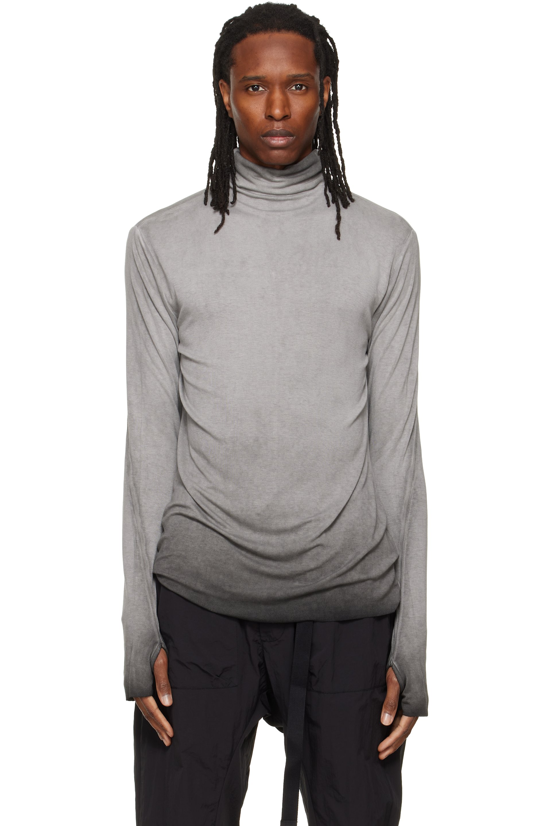 thom/krom - Gray TS 1003 Turtleneck