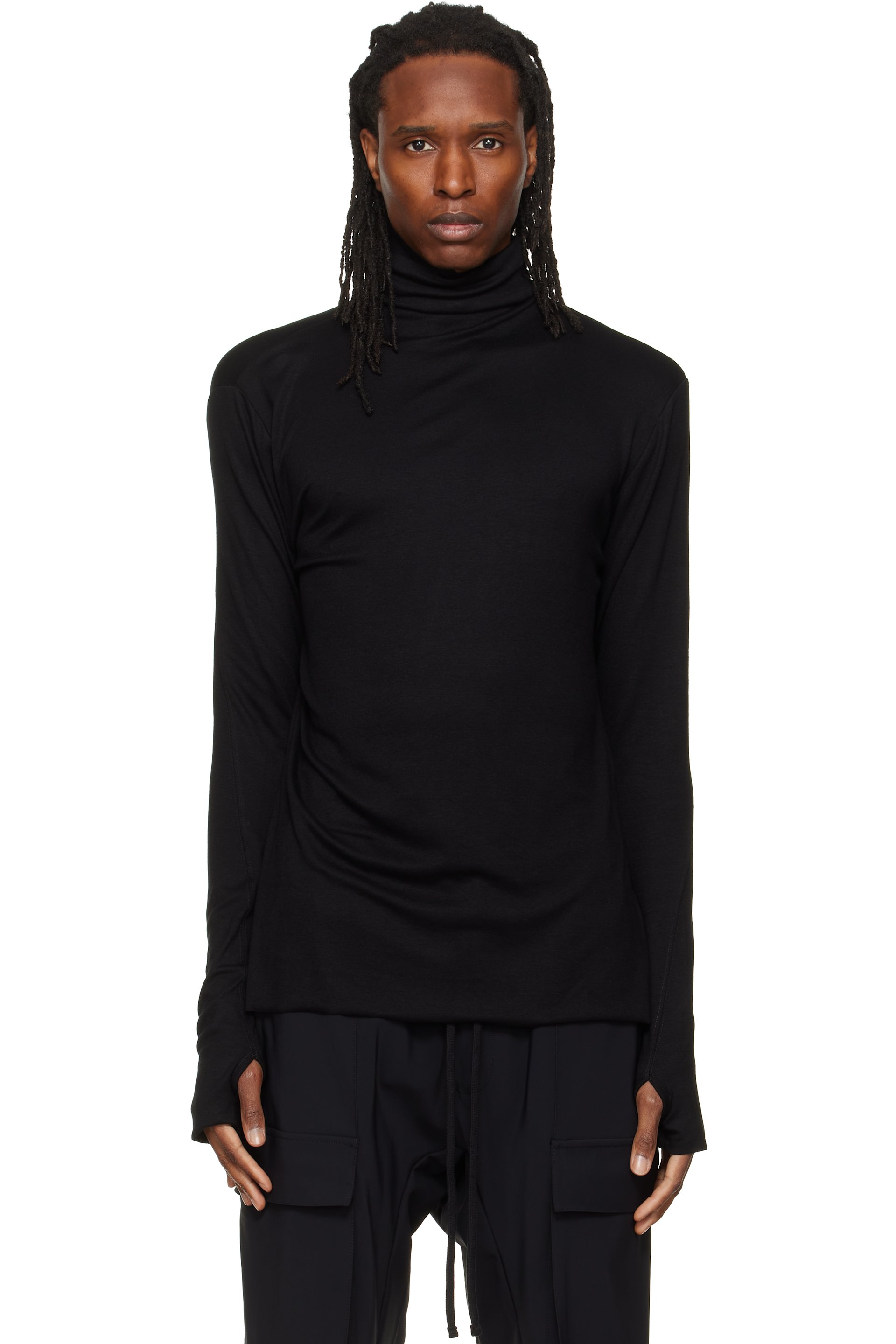 thom/krom - Black TS 1003 Turtleneck