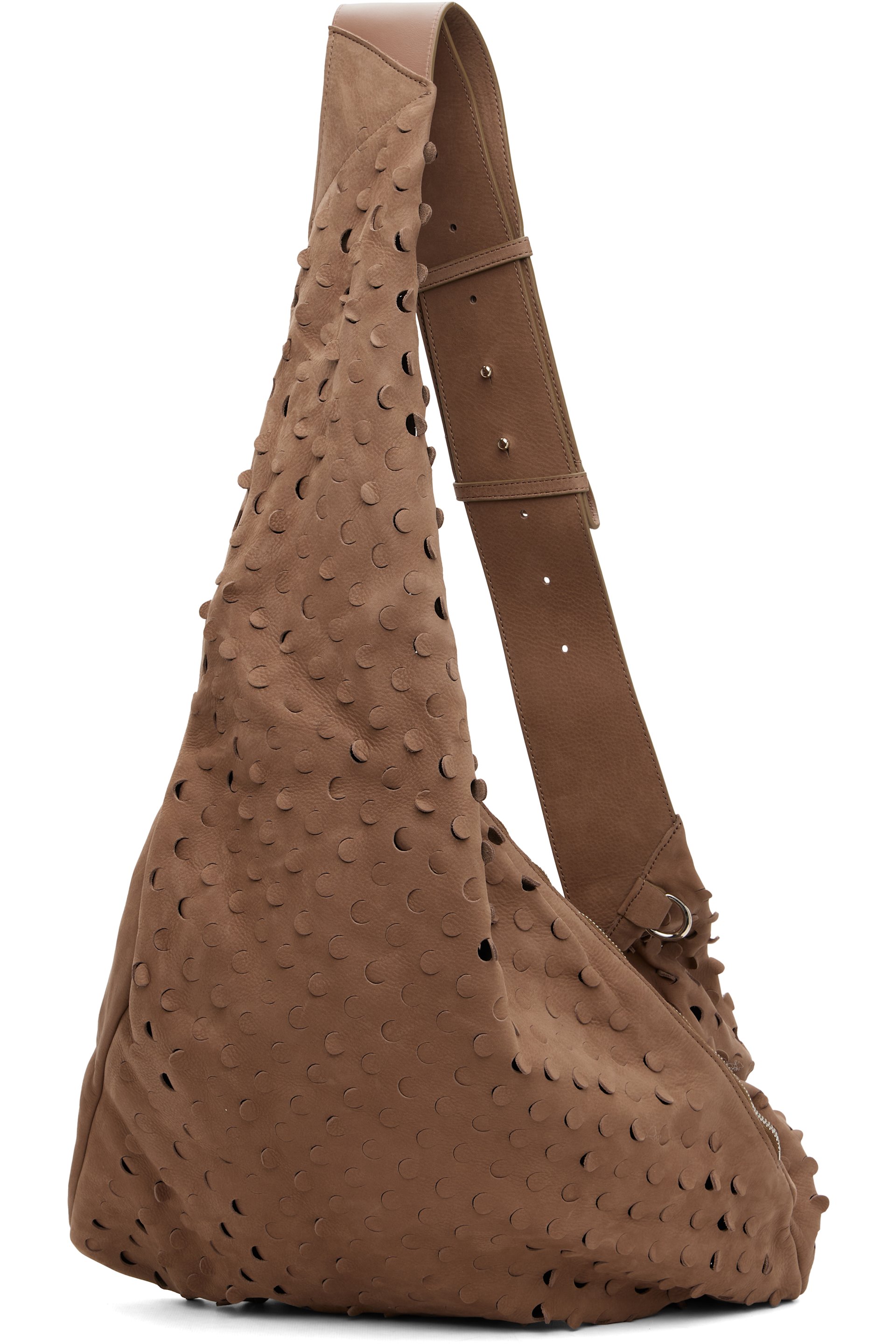 Kiko Kostadinov - Taupe Fiore Twisted Bag