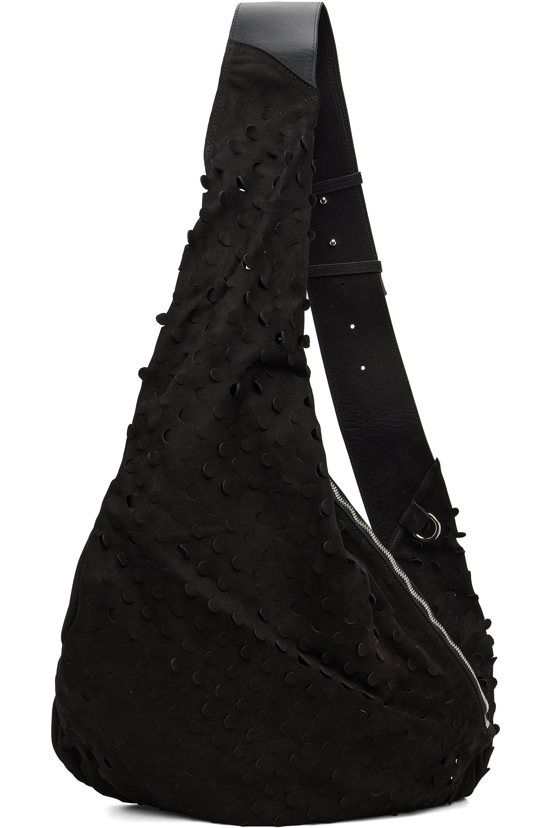 Kiko Kostadinov - Black Fiore Twisted Bag