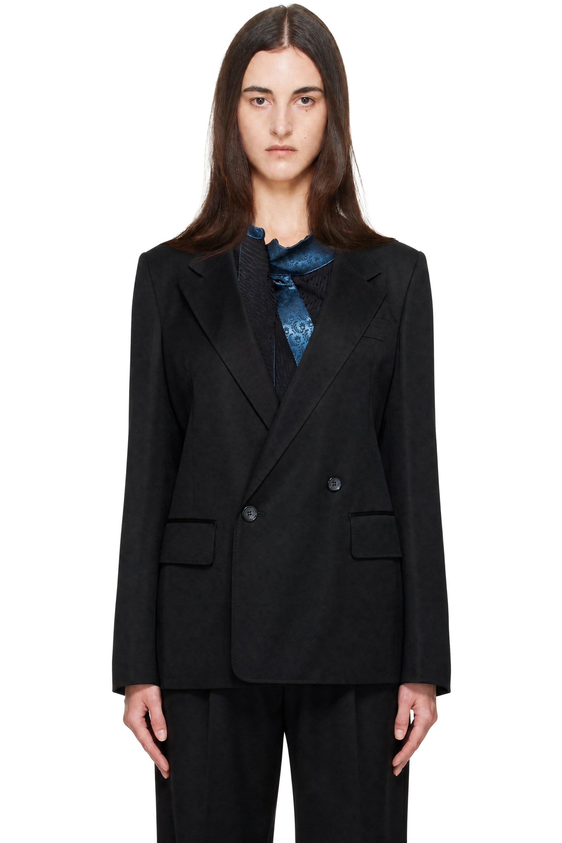 Kiko Kostadinov - Black Egret Tailored Blazer