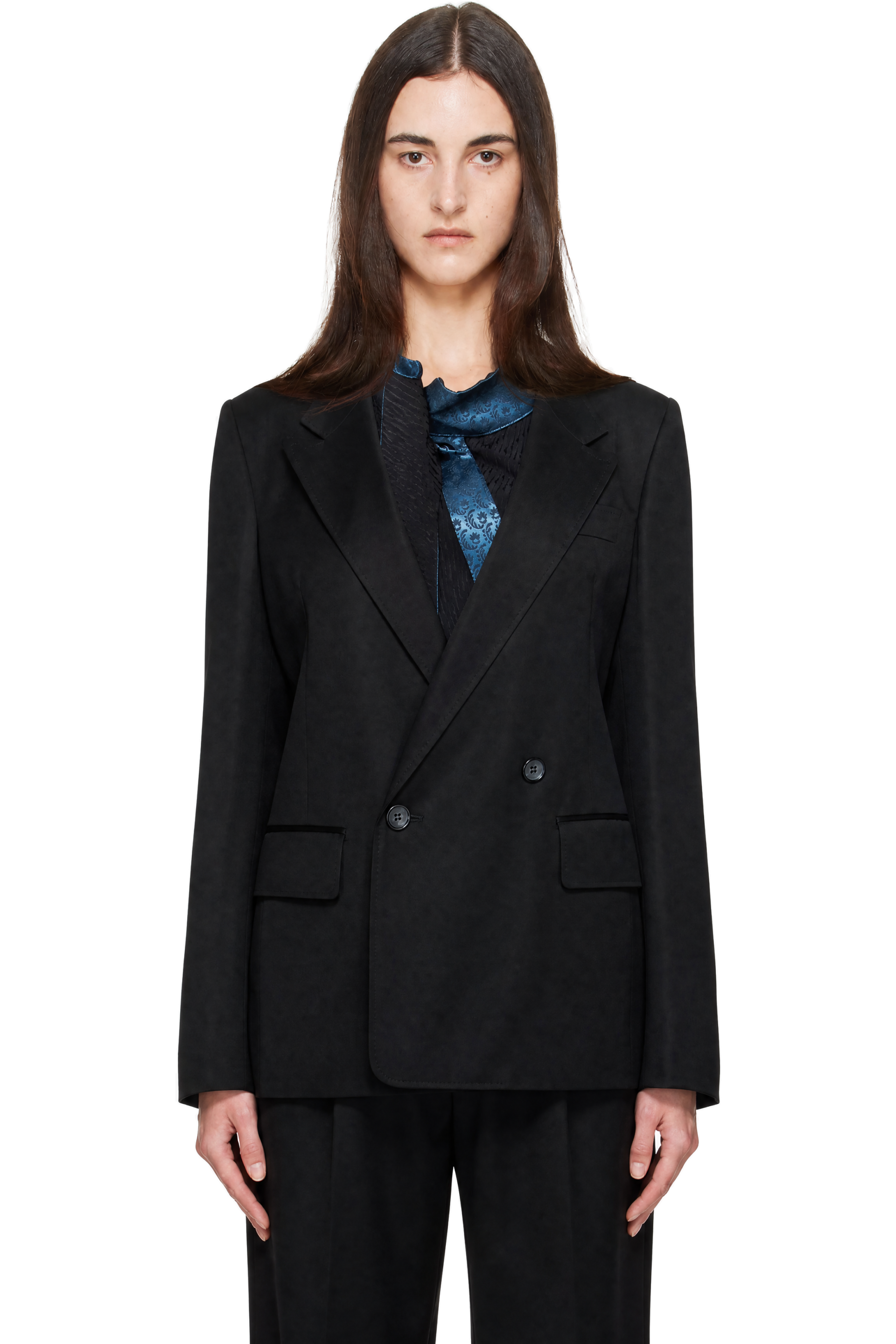 Kiko Kostadinov - Black Egret Tailored Blazer