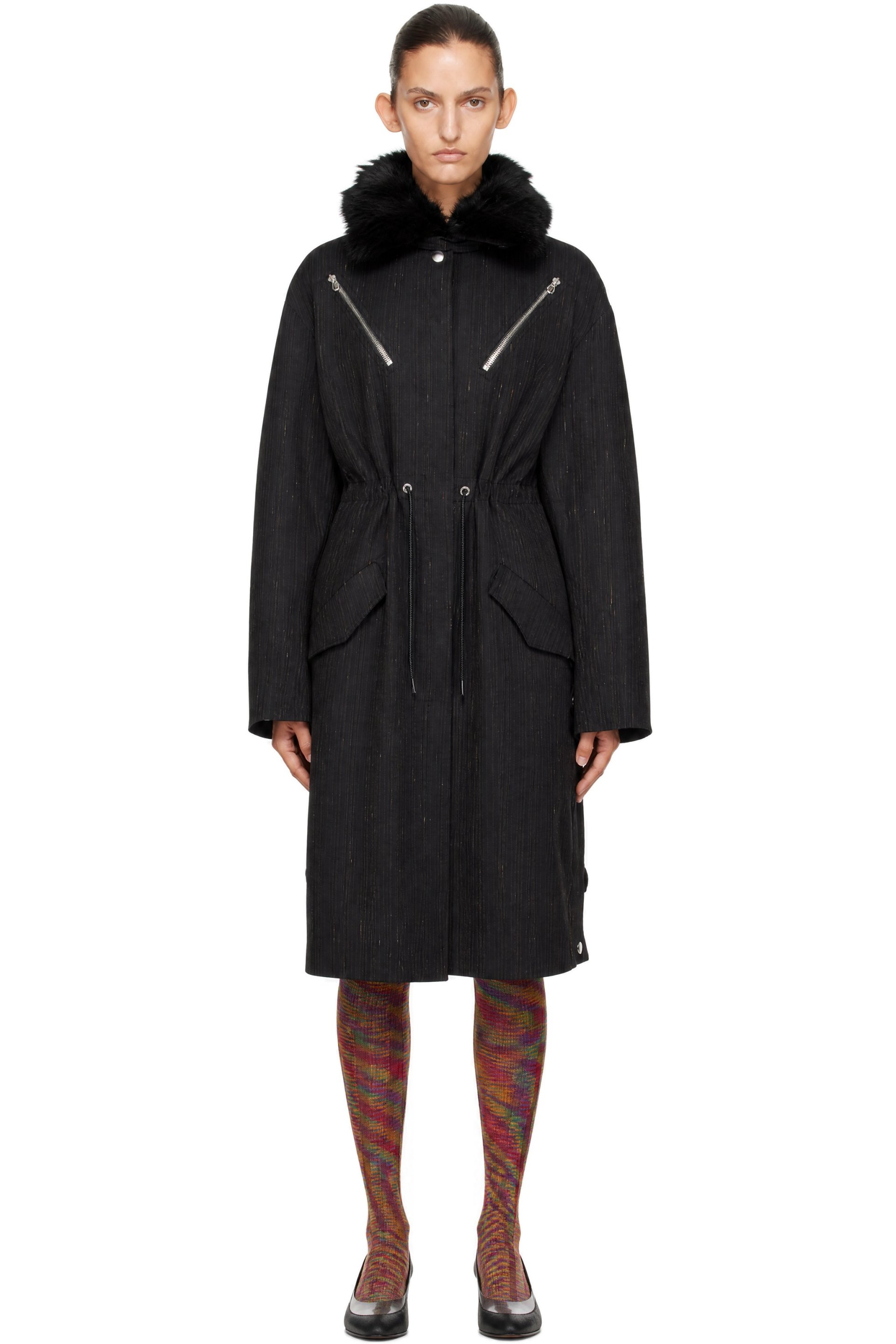 Kiko Kostadinov - Gray Osprey Coat