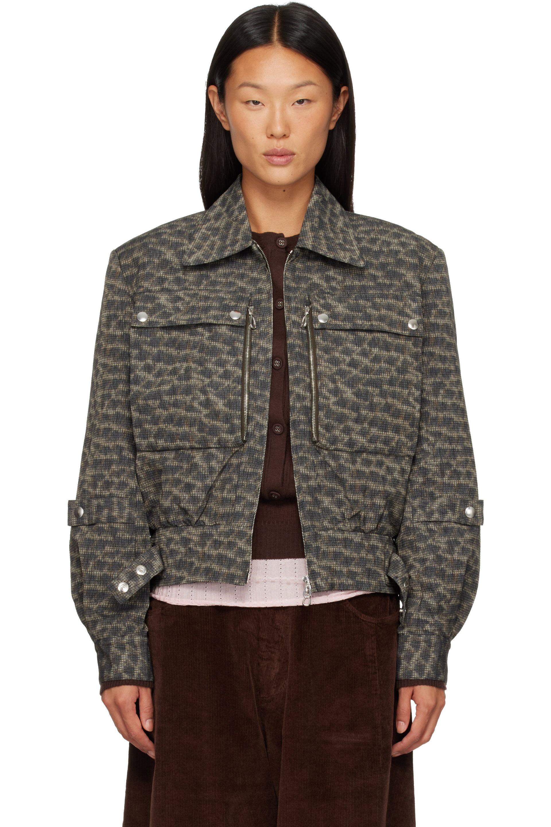 Kiko Kostadinov - Green Peregrine Jacket