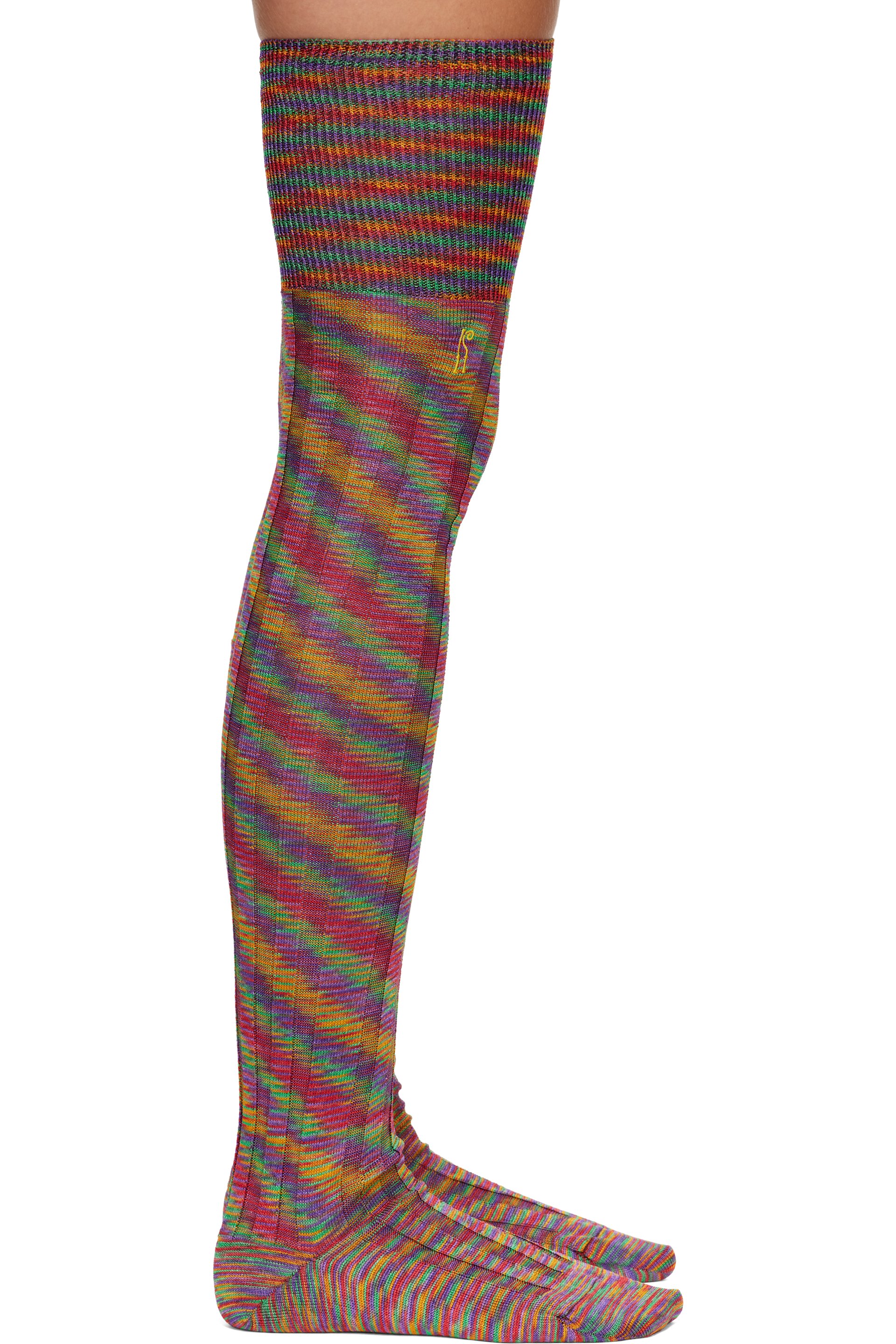 Kiko Kostadinov - Multicolor Sitella Thigh High Socks