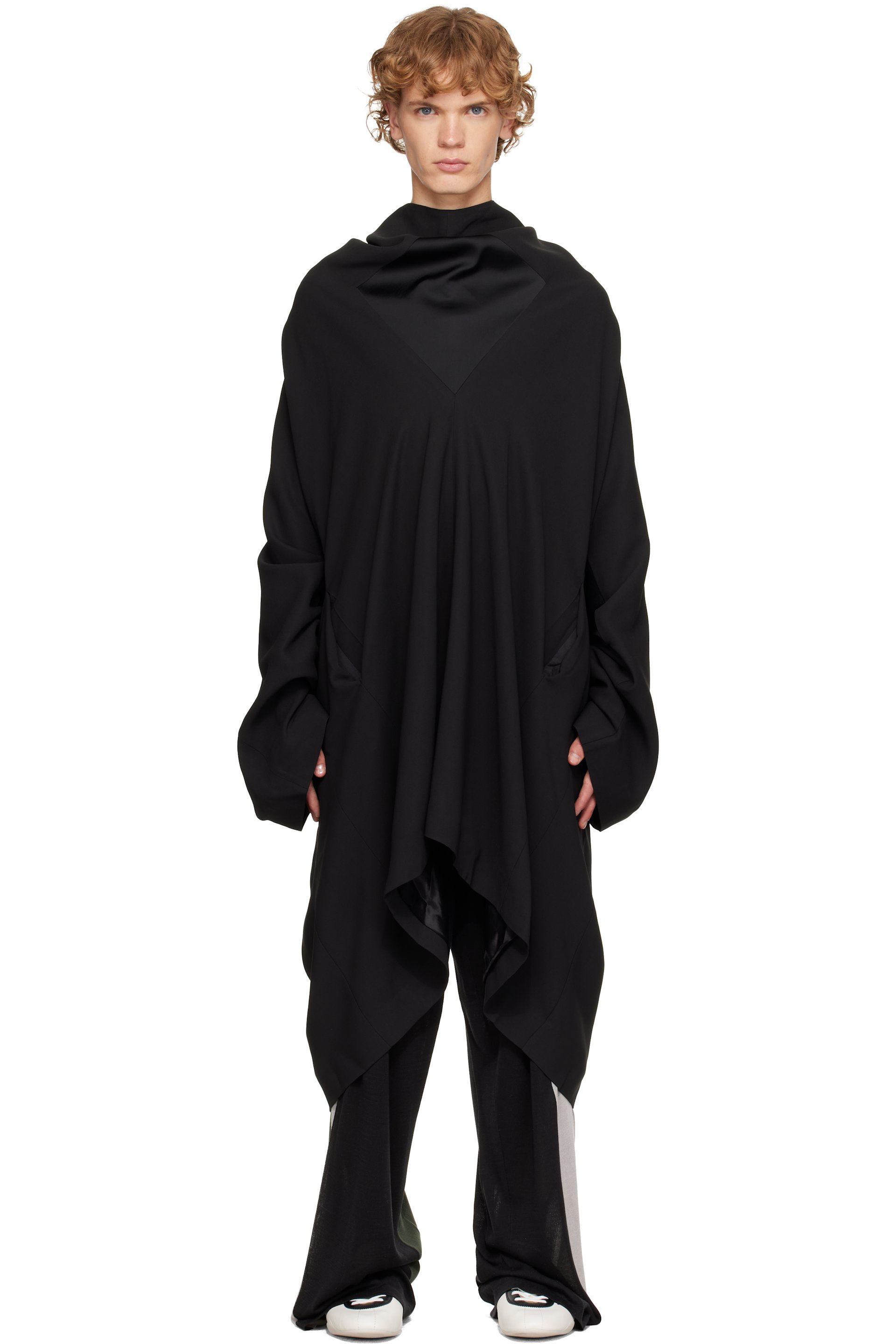 Kiko Kostadinov - Black Moder Tunic Coat