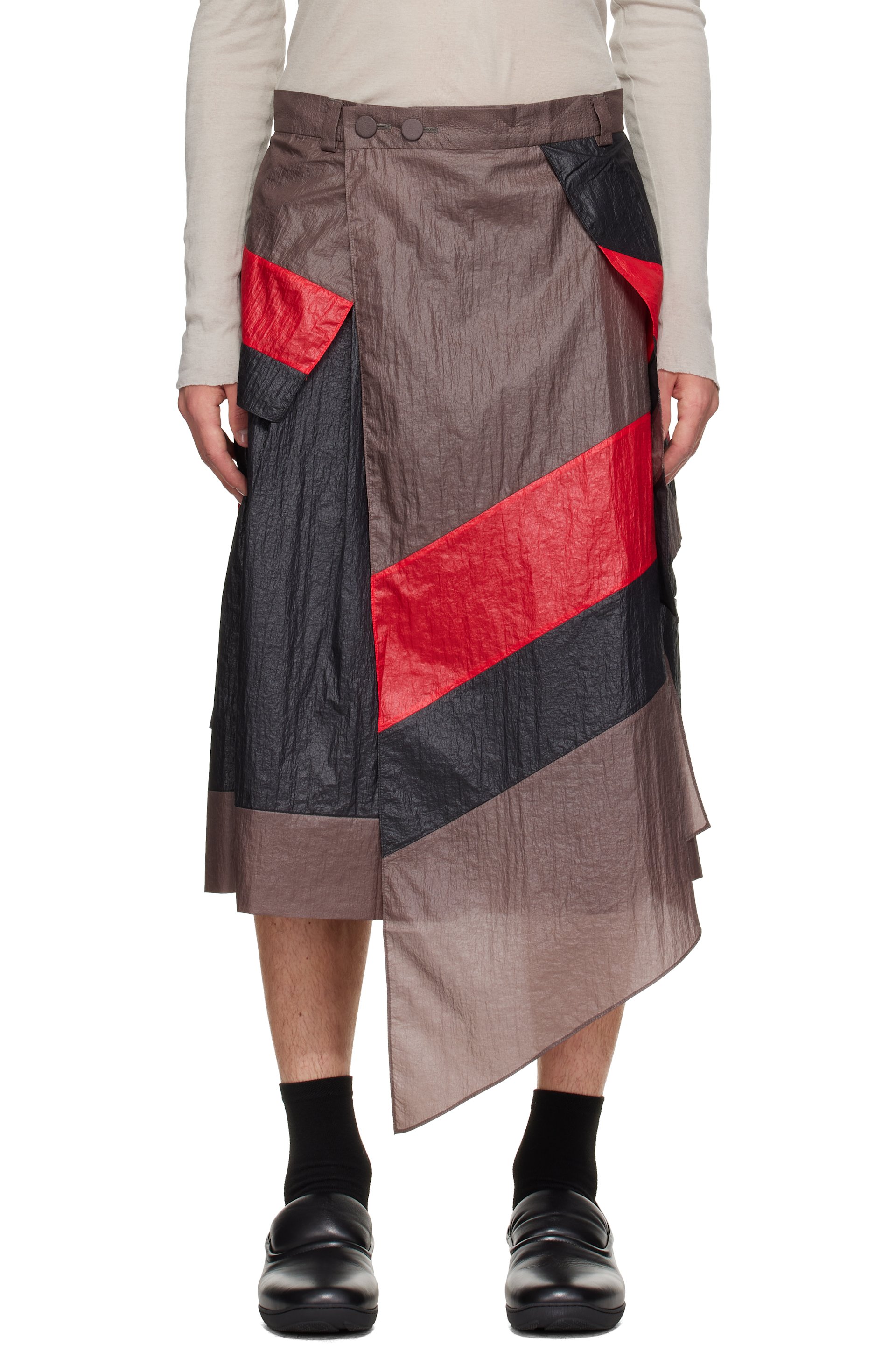 Kiko Kostadinov - Multicolor Hertel Stripe Shorts