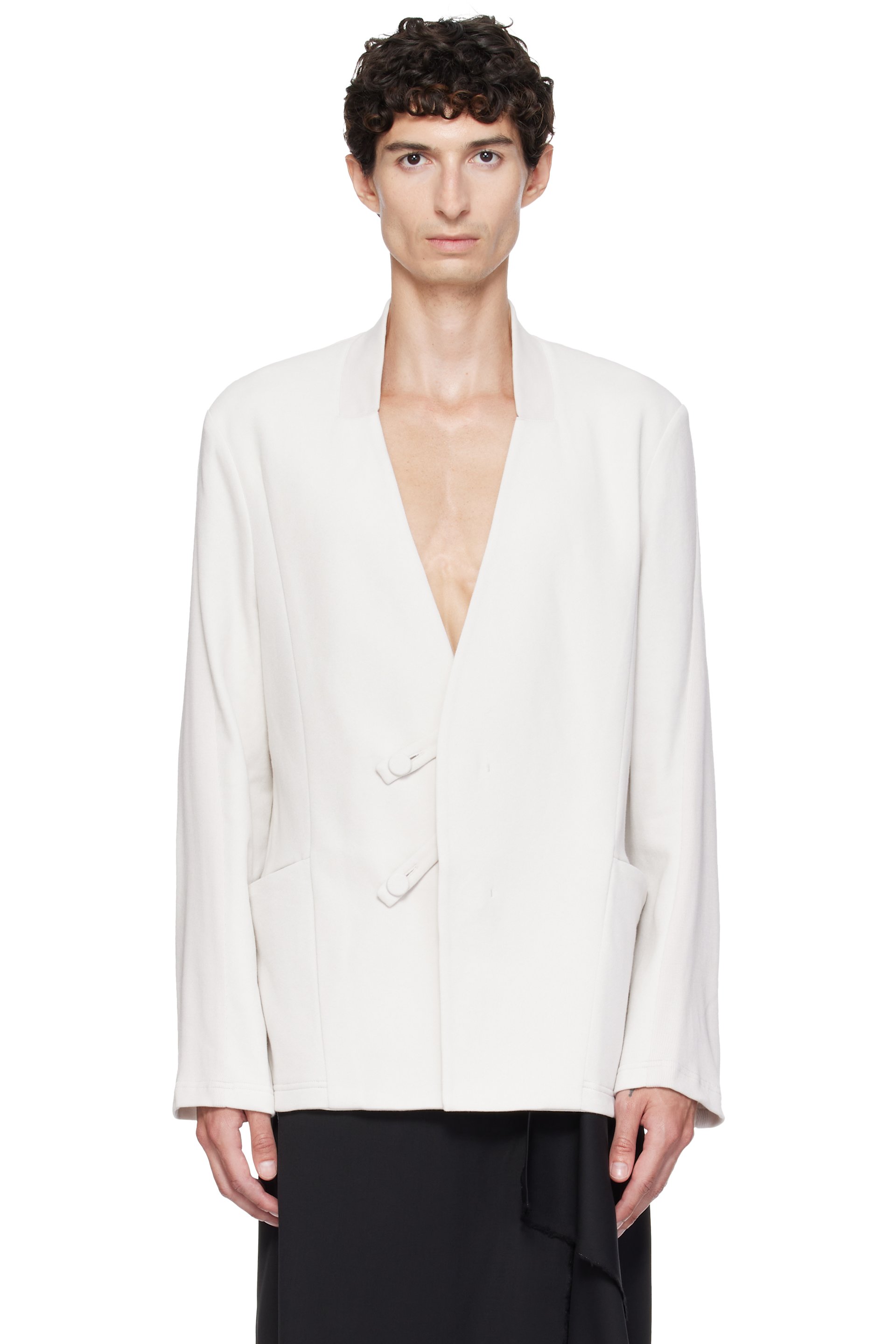 Kiko Kostadinov - Off-White Koru Slim Blazer