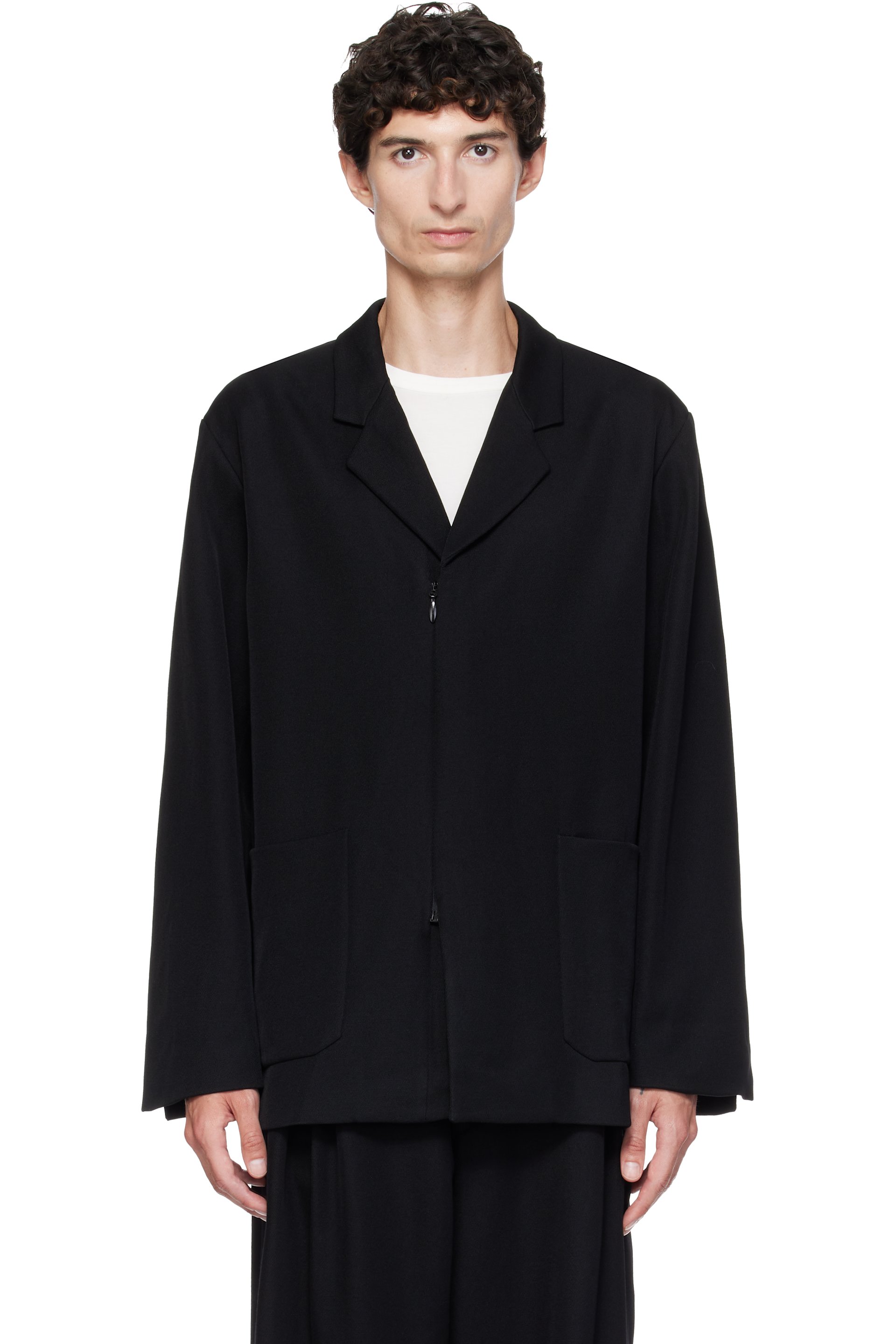 Kiko Kostadinov - Black Votive Zip Blazer