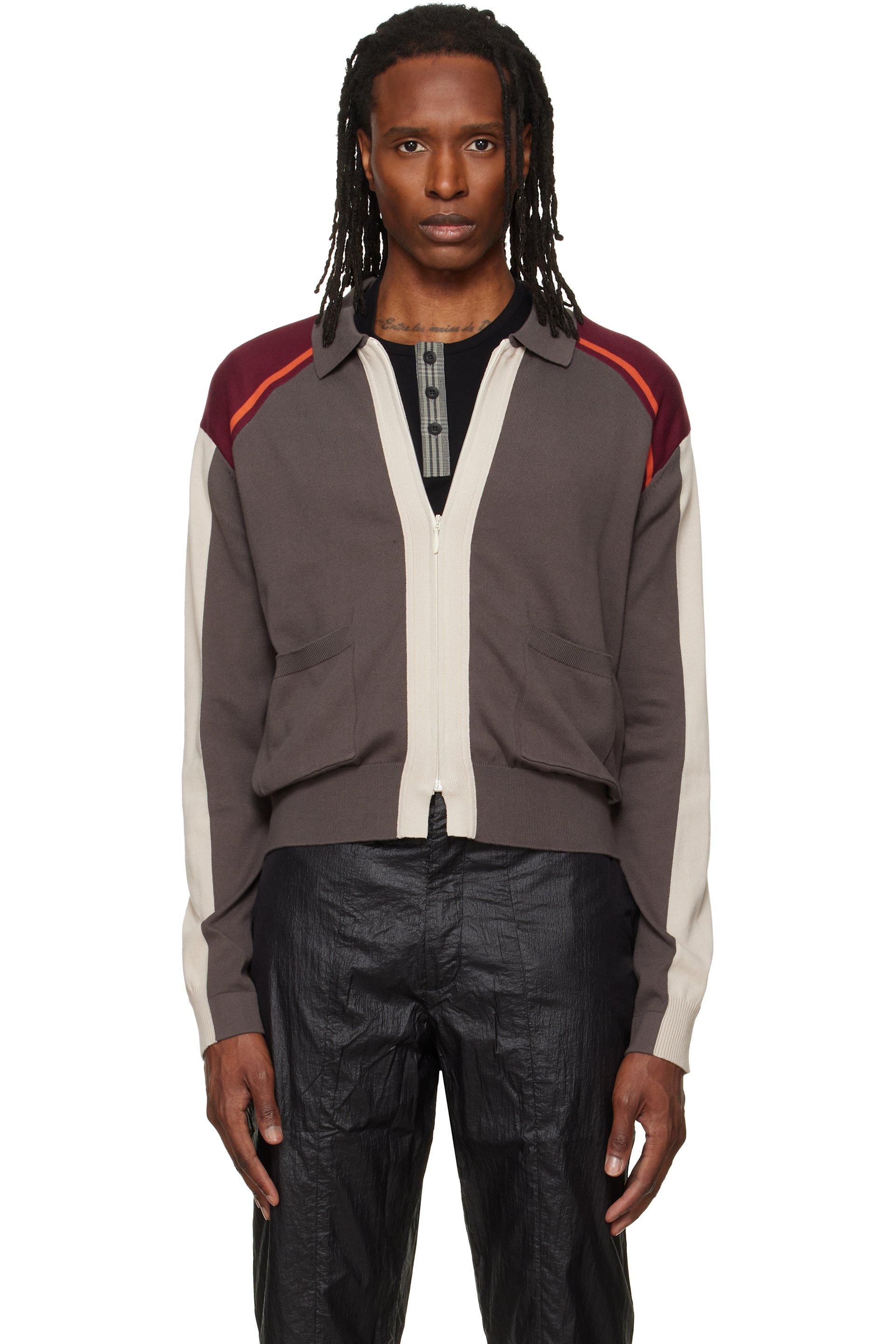 Kiko Kostadinov - Gray Munno Knit Cardigan