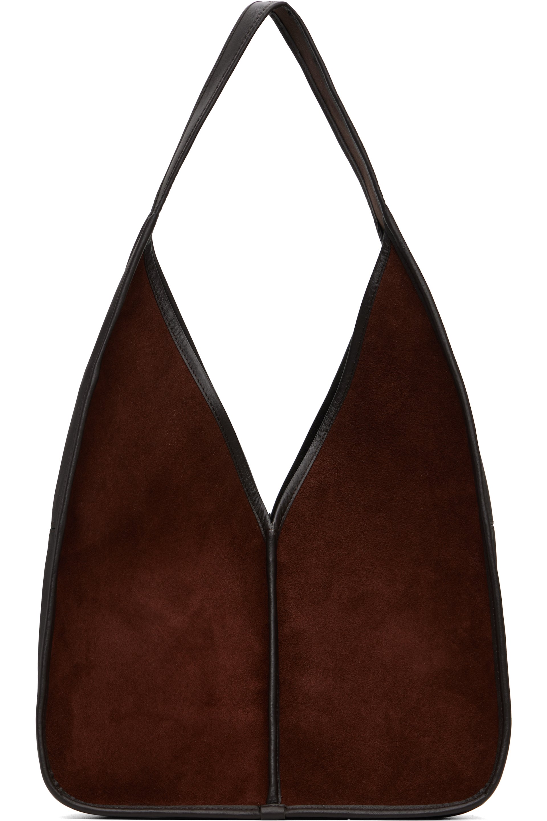 HEREU - Brown Calella Suede Bag