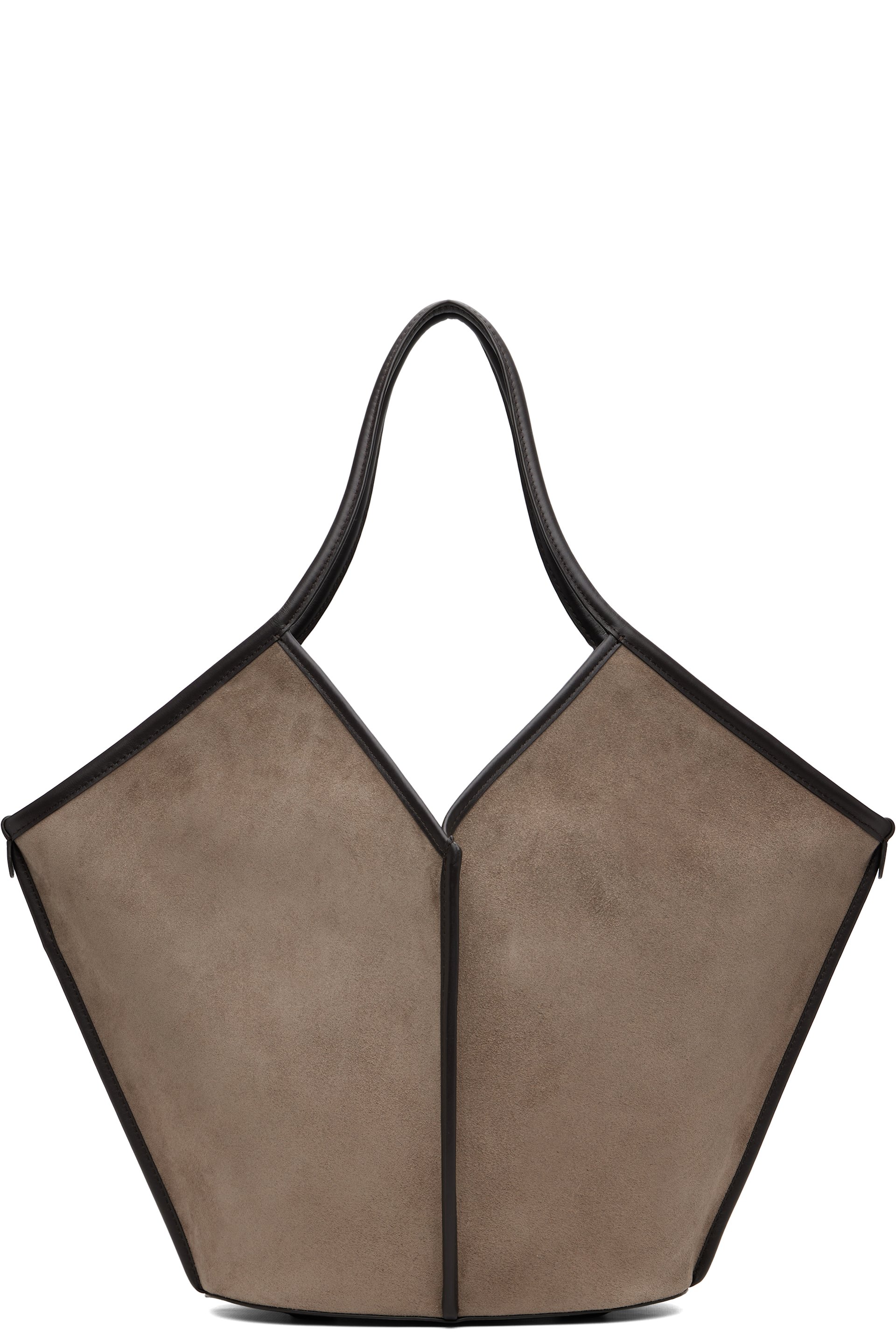 HEREU - Taupe Calella Suede Tote