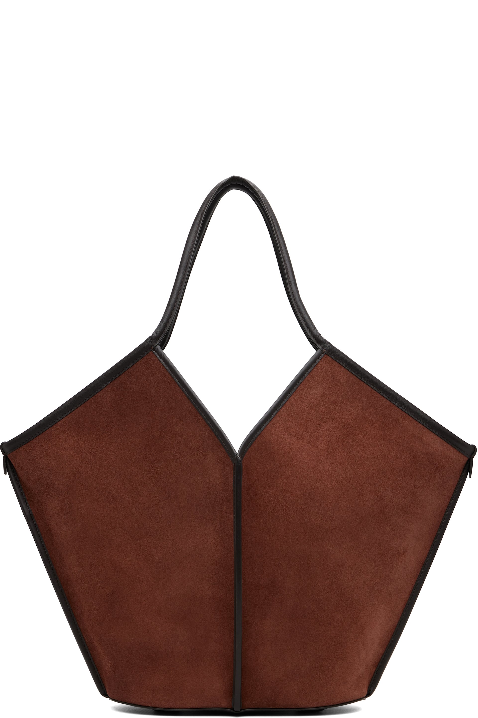 HEREU - Brown Calella Suede Tote