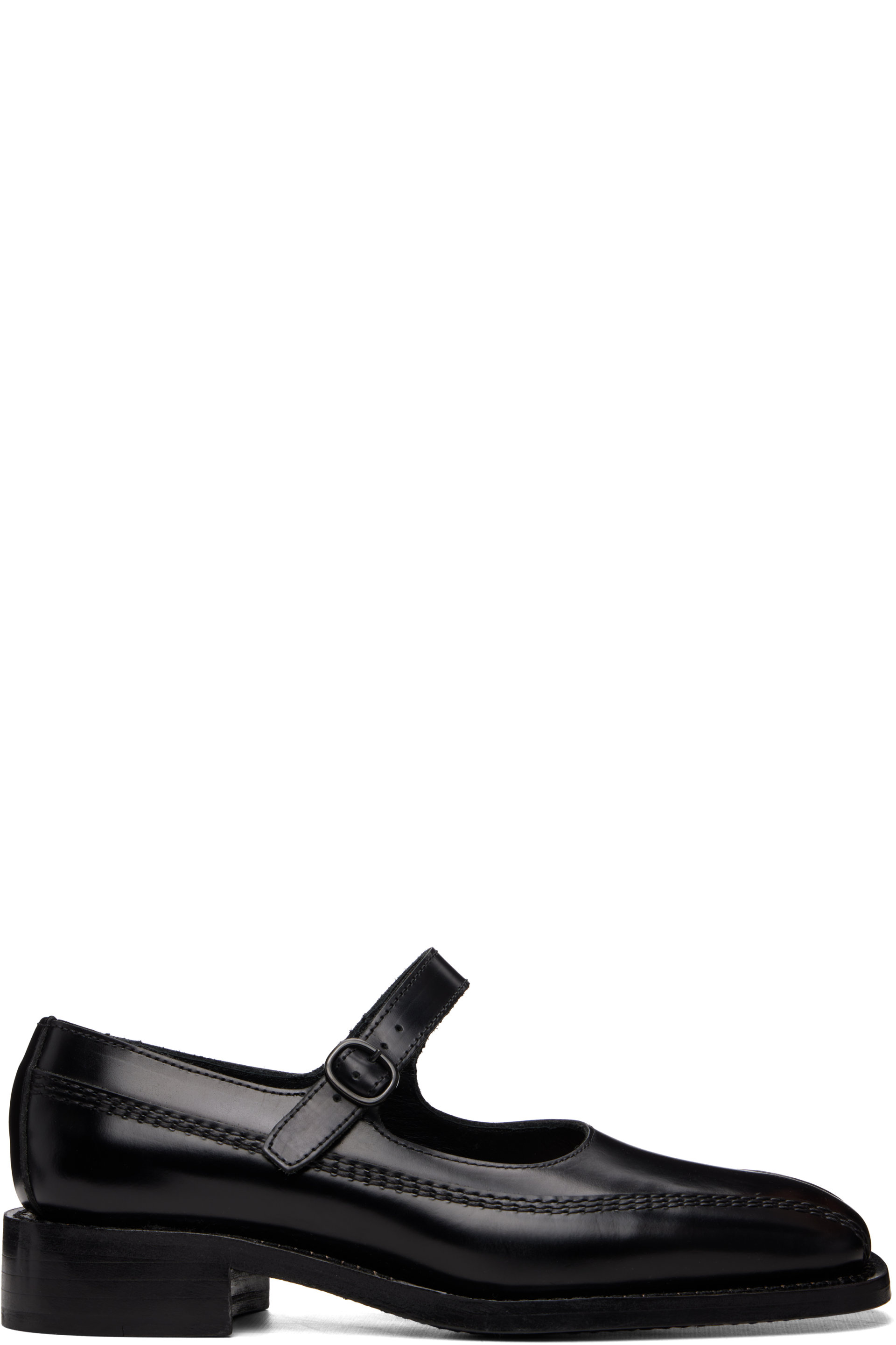 HEREU - Black Sio Polished Loafers