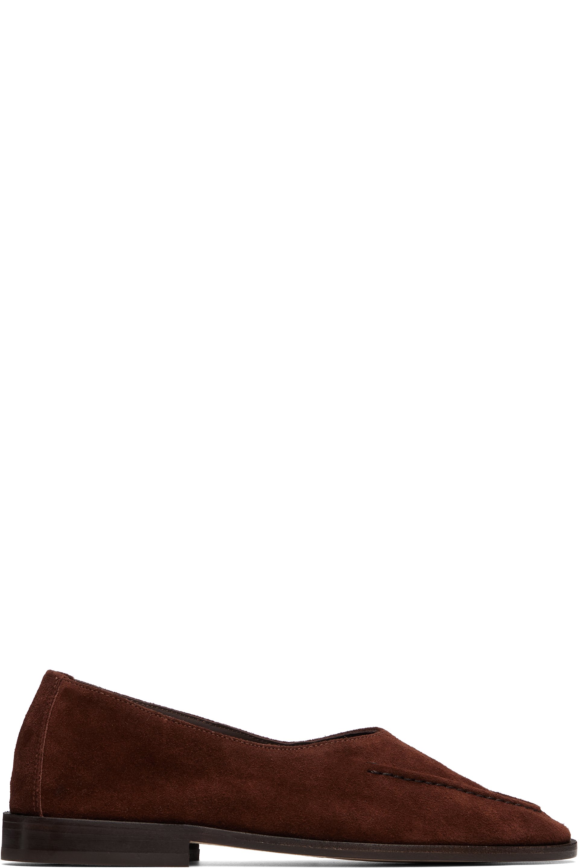 HEREU - Brown Juliol W Calf Suede Loafers