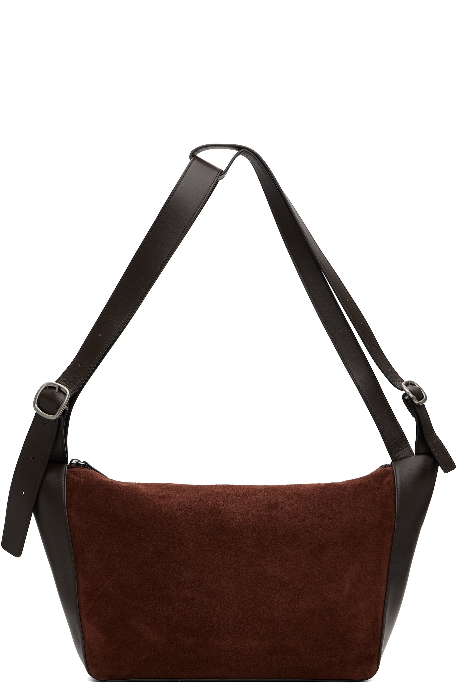 HEREU - Brown Vincle Suede Bag