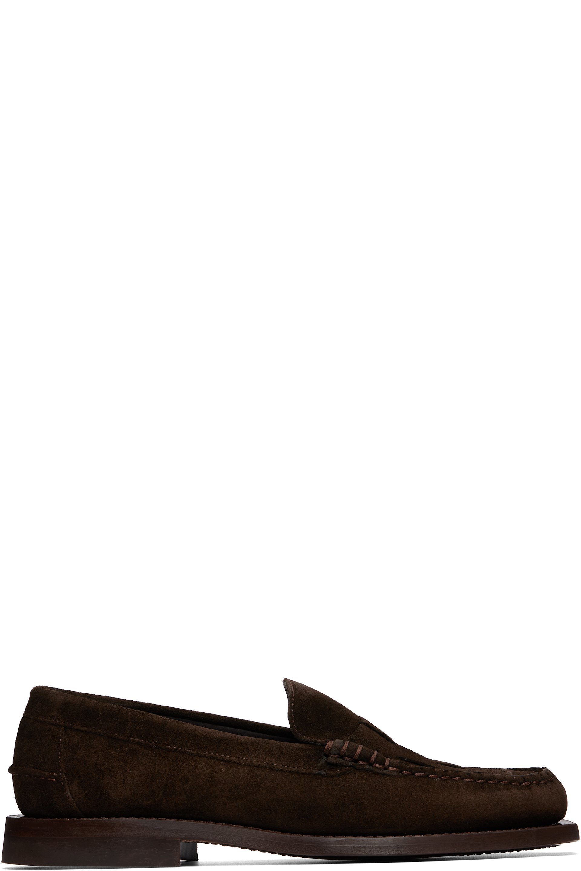 HEREU - Brown Nombela Suede Loafers