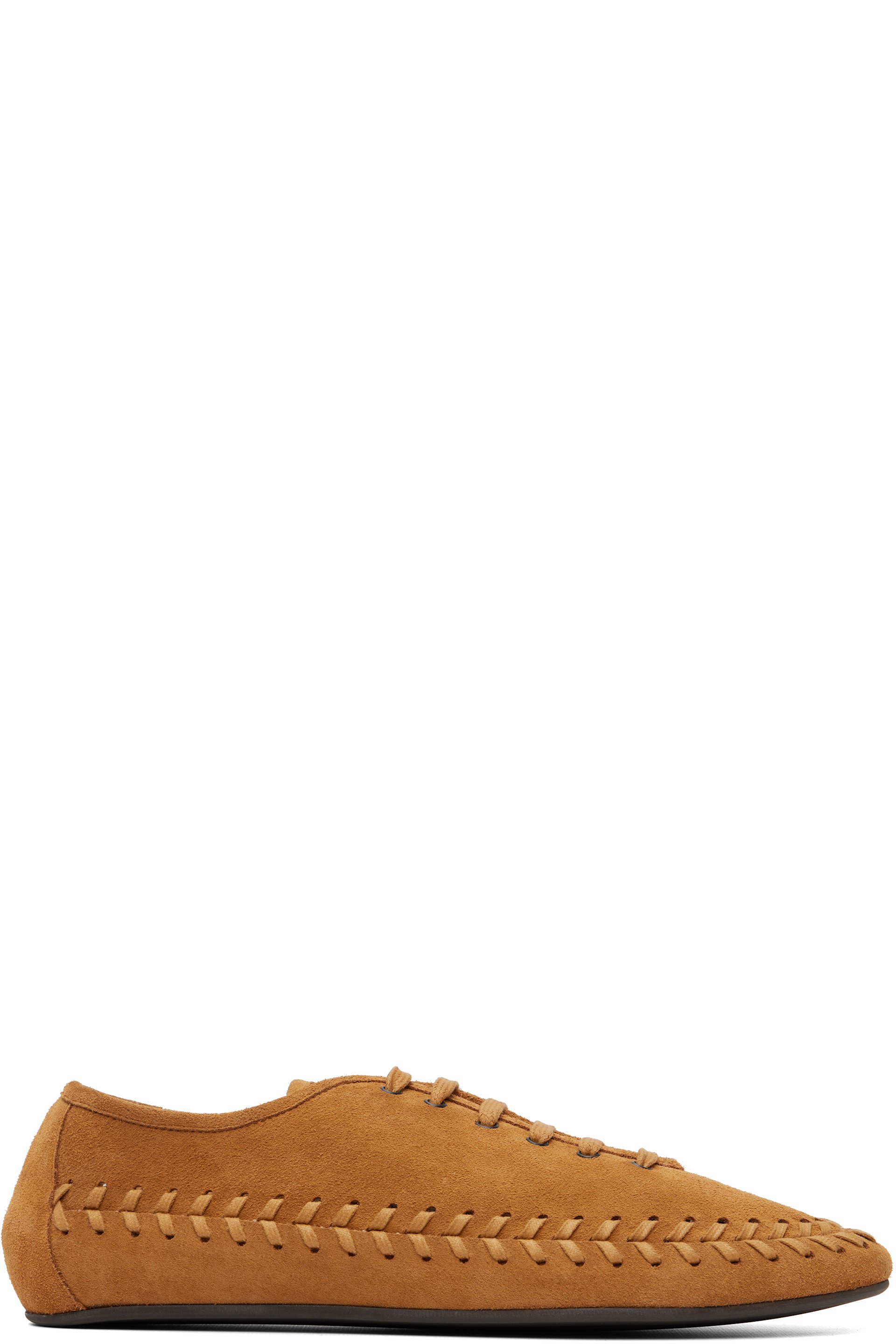 HEREU - Tan Birla Suede Loafers