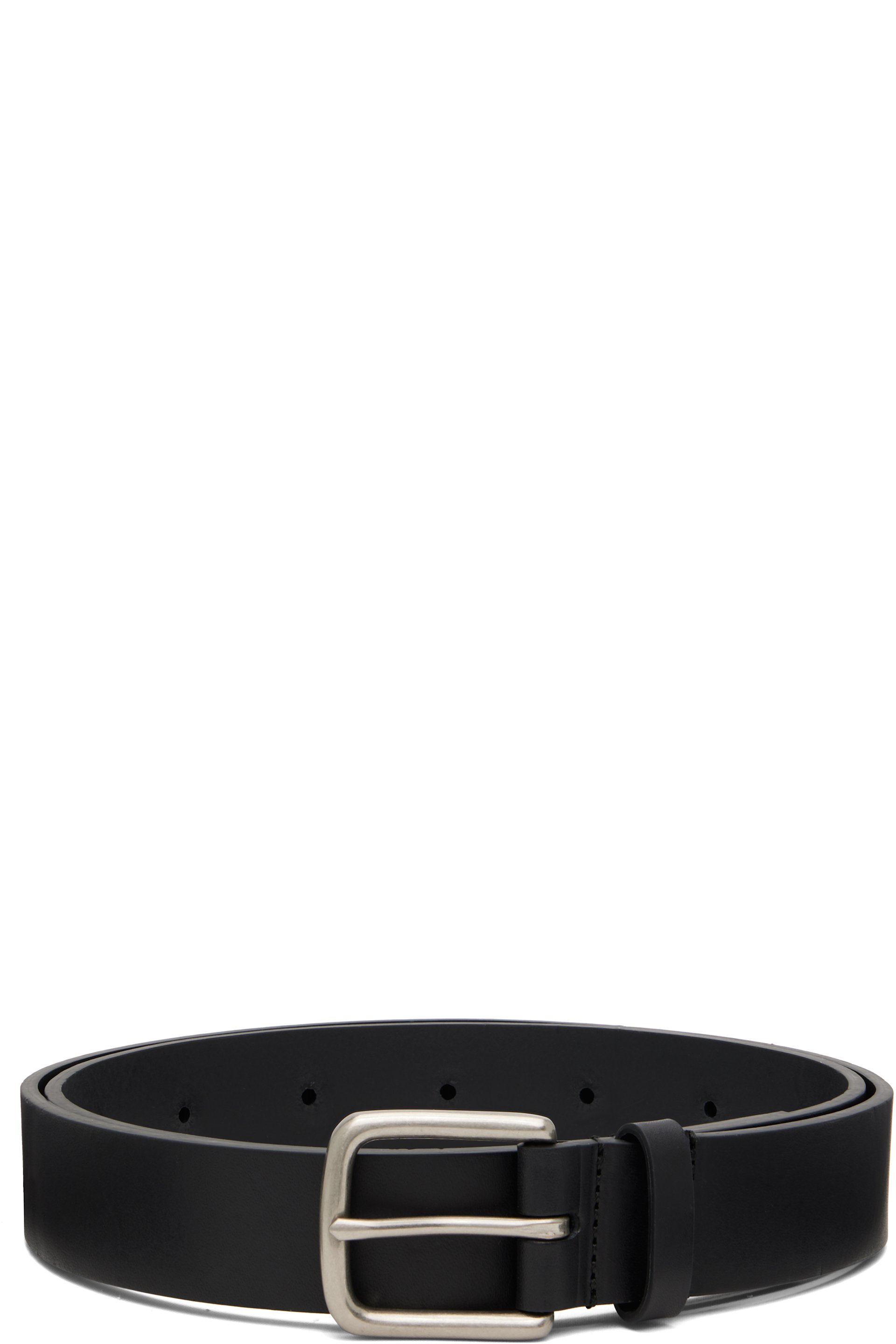 ssstein - Black Pinned Buckle Classic Leather Belt