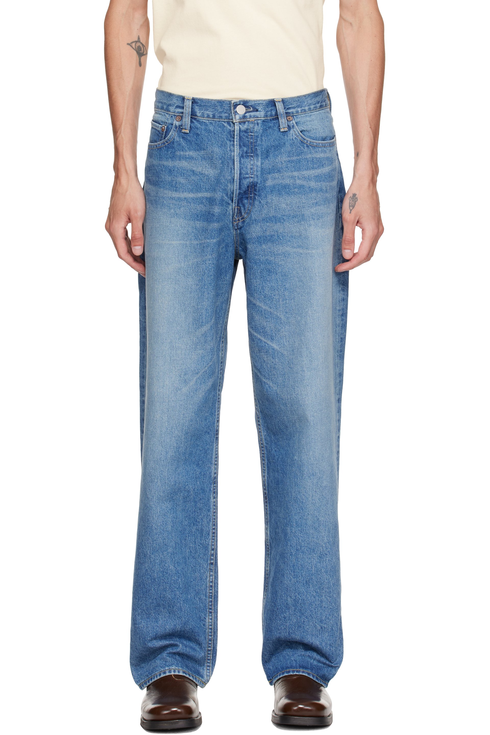 ssstein - Blue Relax Fit Jeans