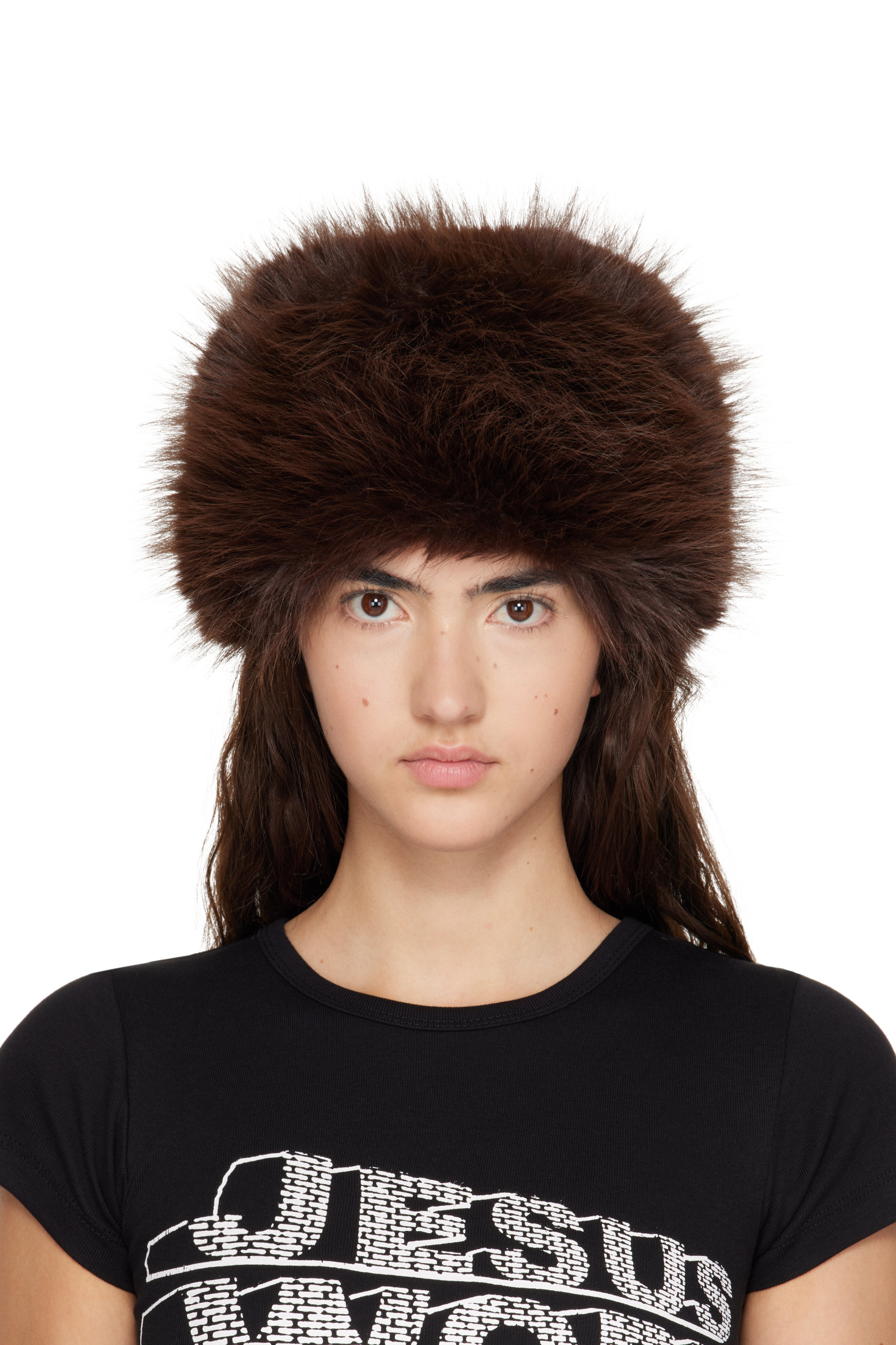 VAQUERA - Brown 'Racoon Tail' Hat