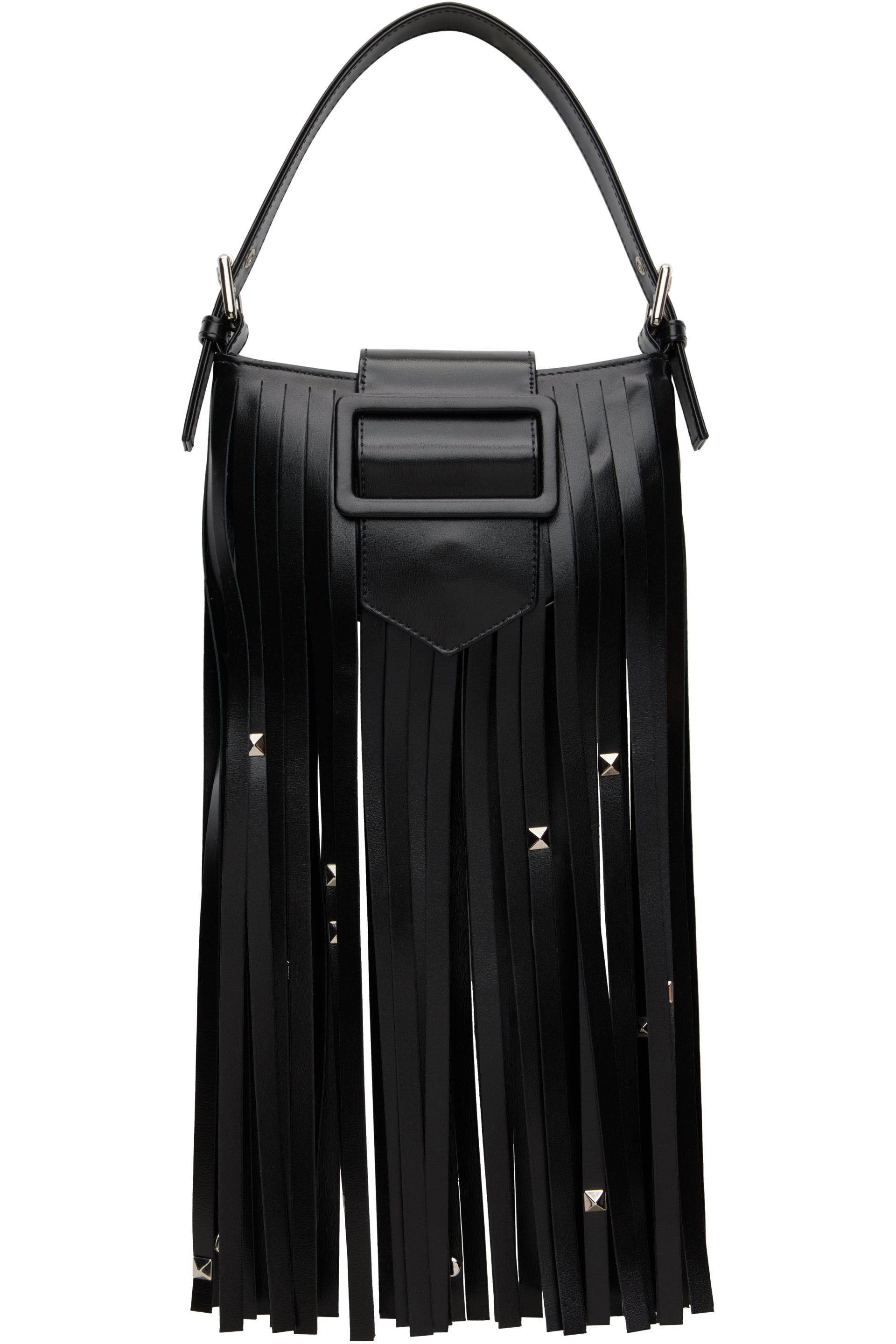VAQUERA - Black Mini Fringe Bag