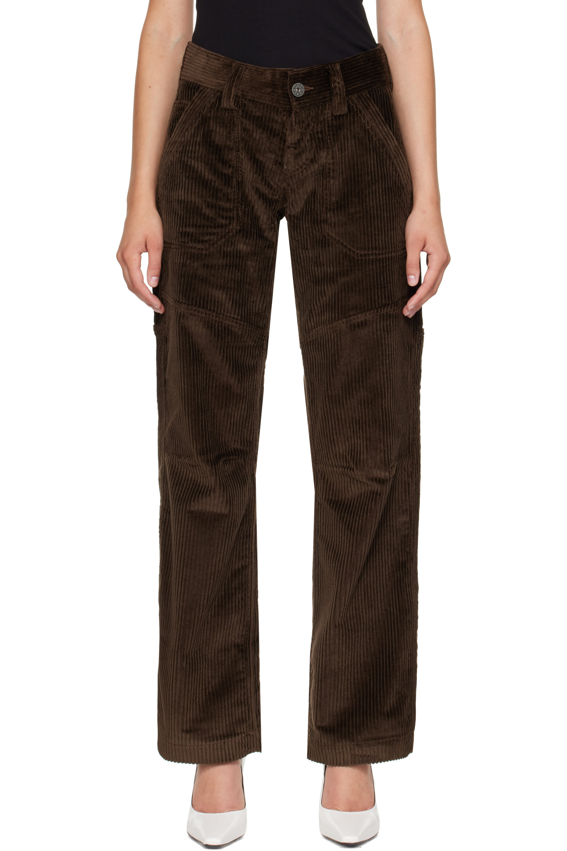 VAQUERA - Brown Corduroy Trousers